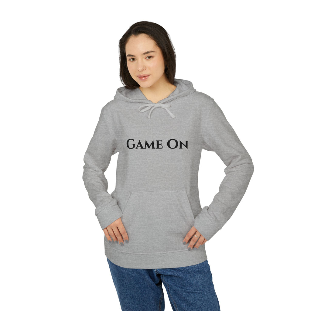 Addidas Pickleball 'Game On' Hoodie with Rackets on Back