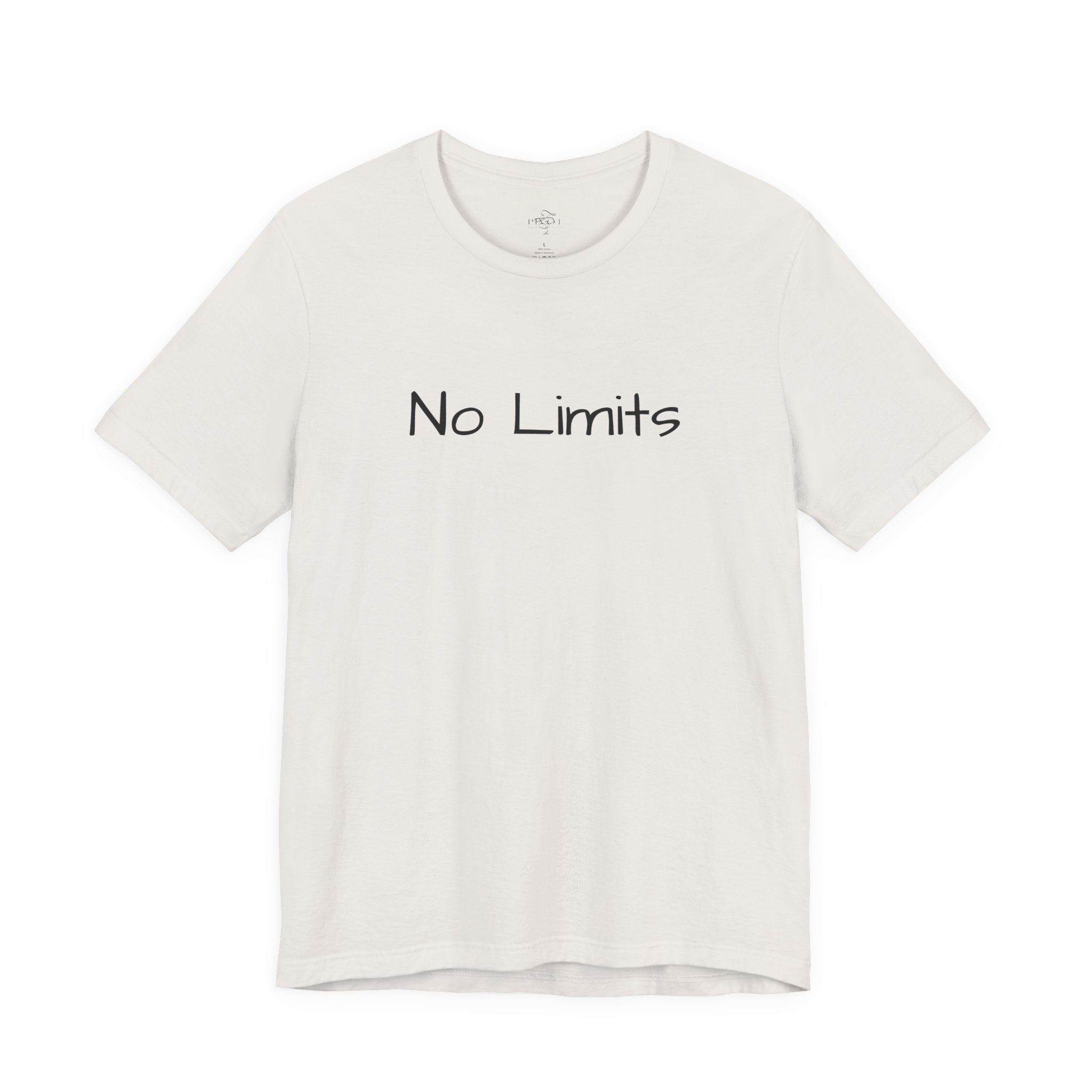 Empowering 'No Limits/#WearYourPower' Tee, Motivational T-Shirt, Inspirational Gift, Unisex Casual Wear, Confidence Clothing, Self-Love Apparel