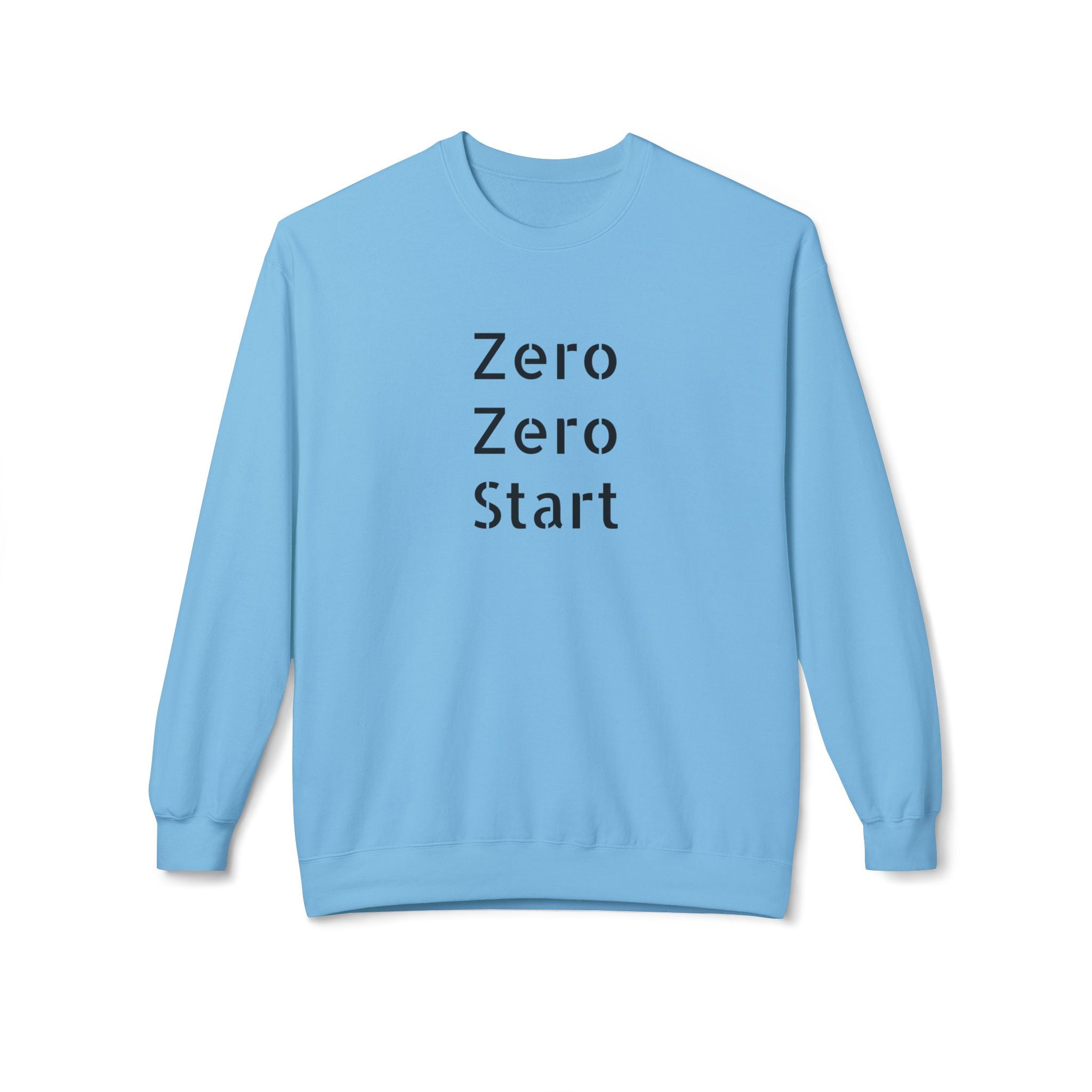 Zero-Zero Start Pickleball Inspired Unisex Midweight Softstyle Fleece Crewneck Sweatshirt