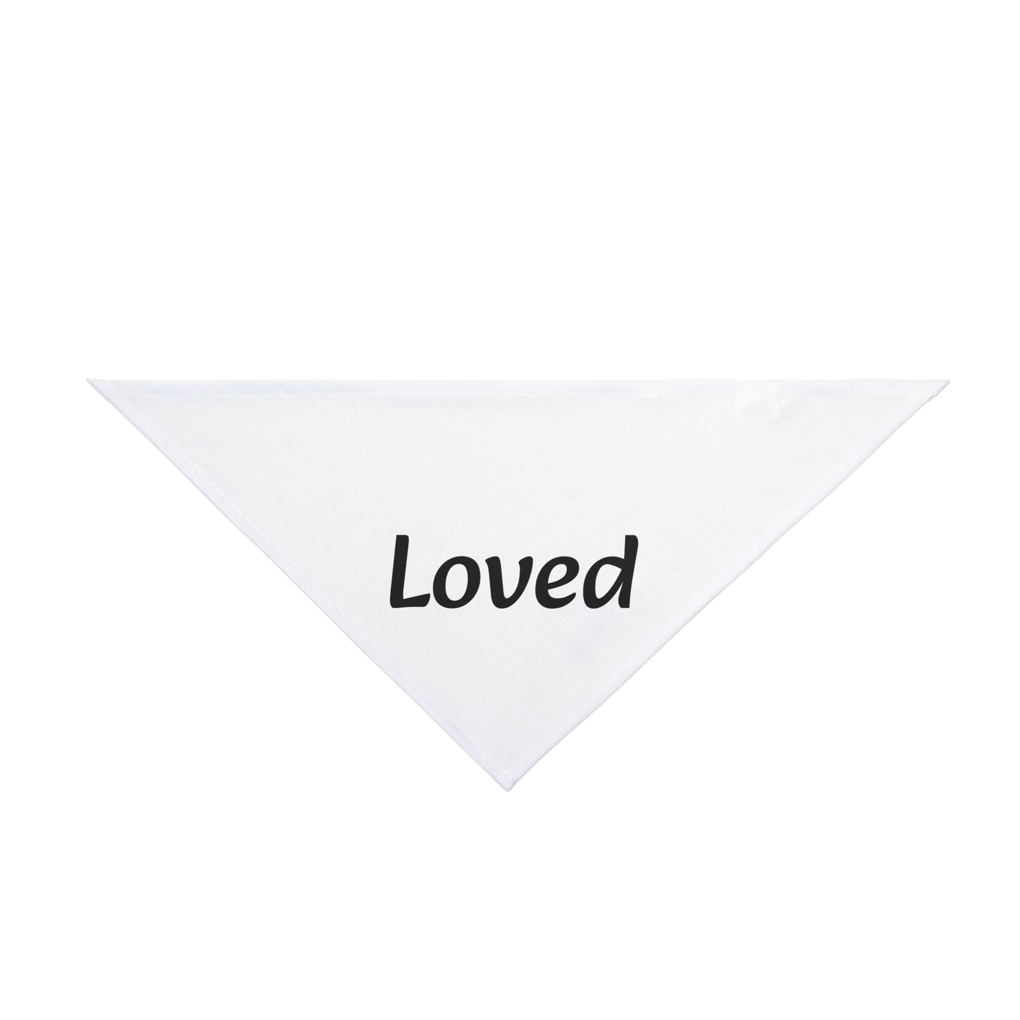 'Loved' Pet Bandana - Stylish Dog Accessory for Every Occasion