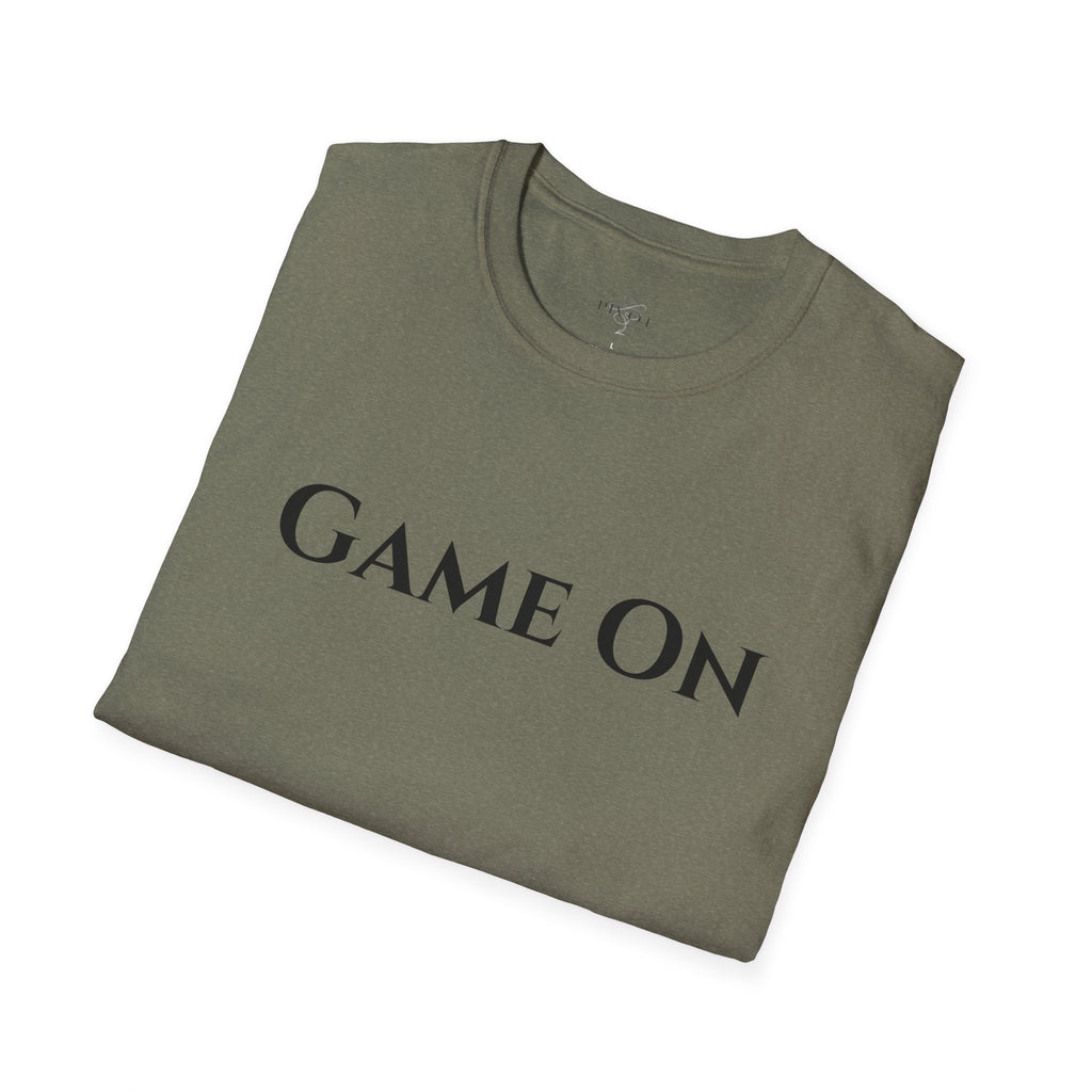 ‘Game On’ Pickleball Tee for Sports Lovers-Unisex Softstyle T-Shirt