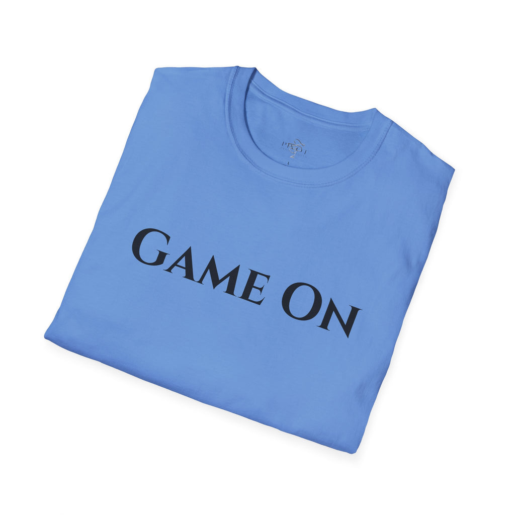 ‘Game On’ Pickleball Tee for Sports Lovers-Unisex Softstyle T-Shirt
