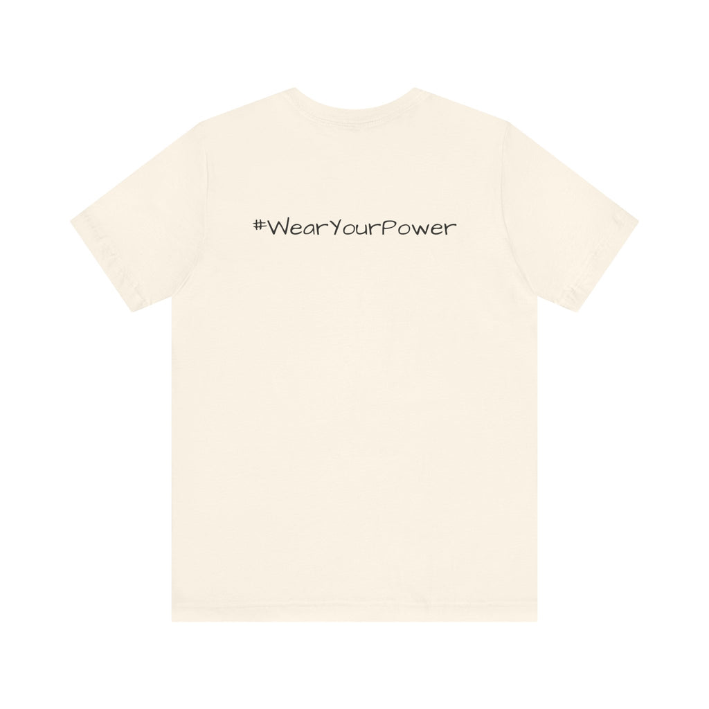 Empowering 'No Limits/#WearYourPower' Tee, Motivational T-Shirt, Inspirational Gift, Unisex Casual Wear, Confidence Clothing, Self-Love Apparel