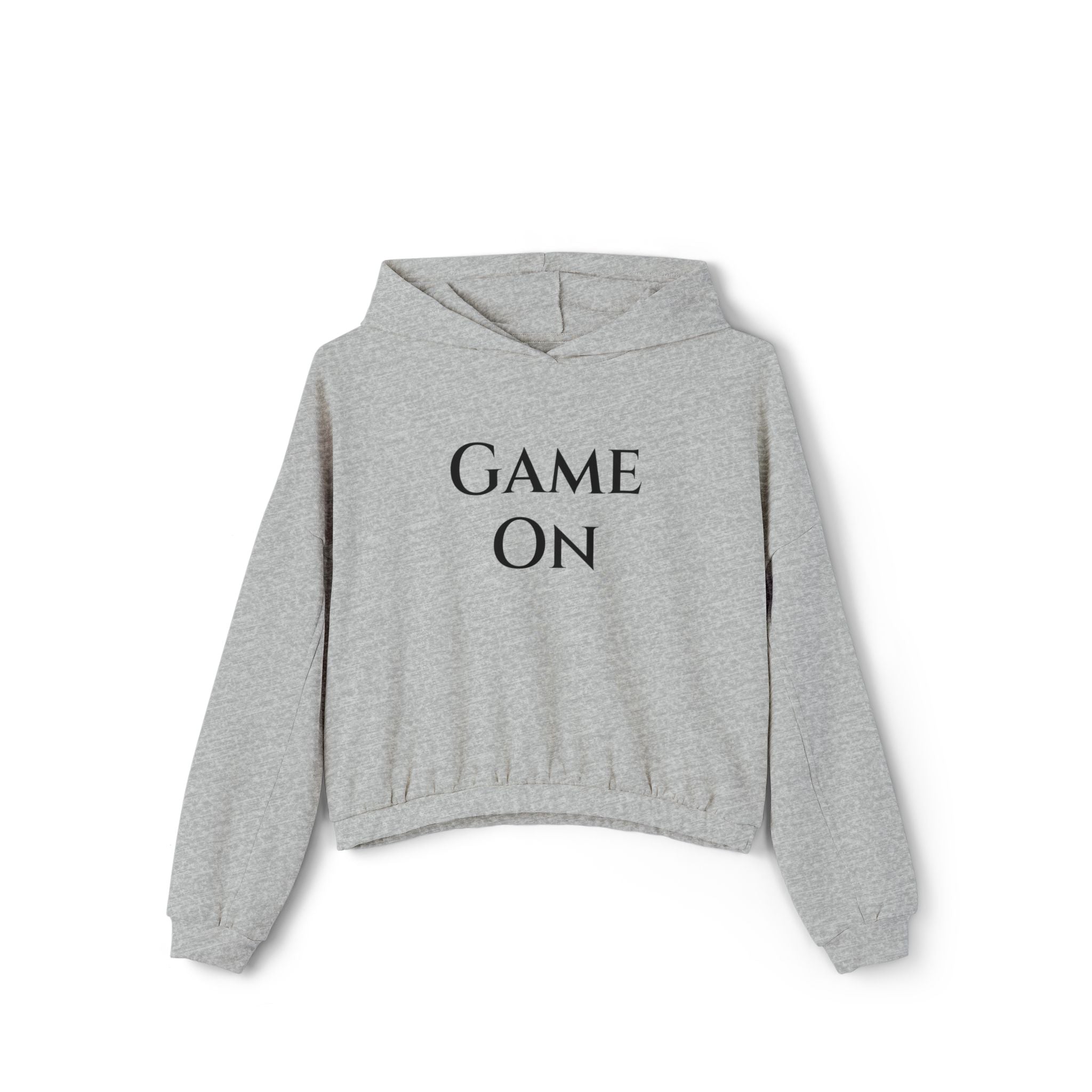 Game On Women's Cropped Pickleball -Racquet Sports Hoodie - Perfect for Sports Enthusiasts