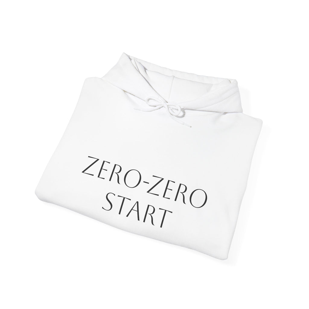 Zero-Zero Start Pickleball Unisex Heavy Blend™ Hooded Sweatshirt with Racket Logo on back
