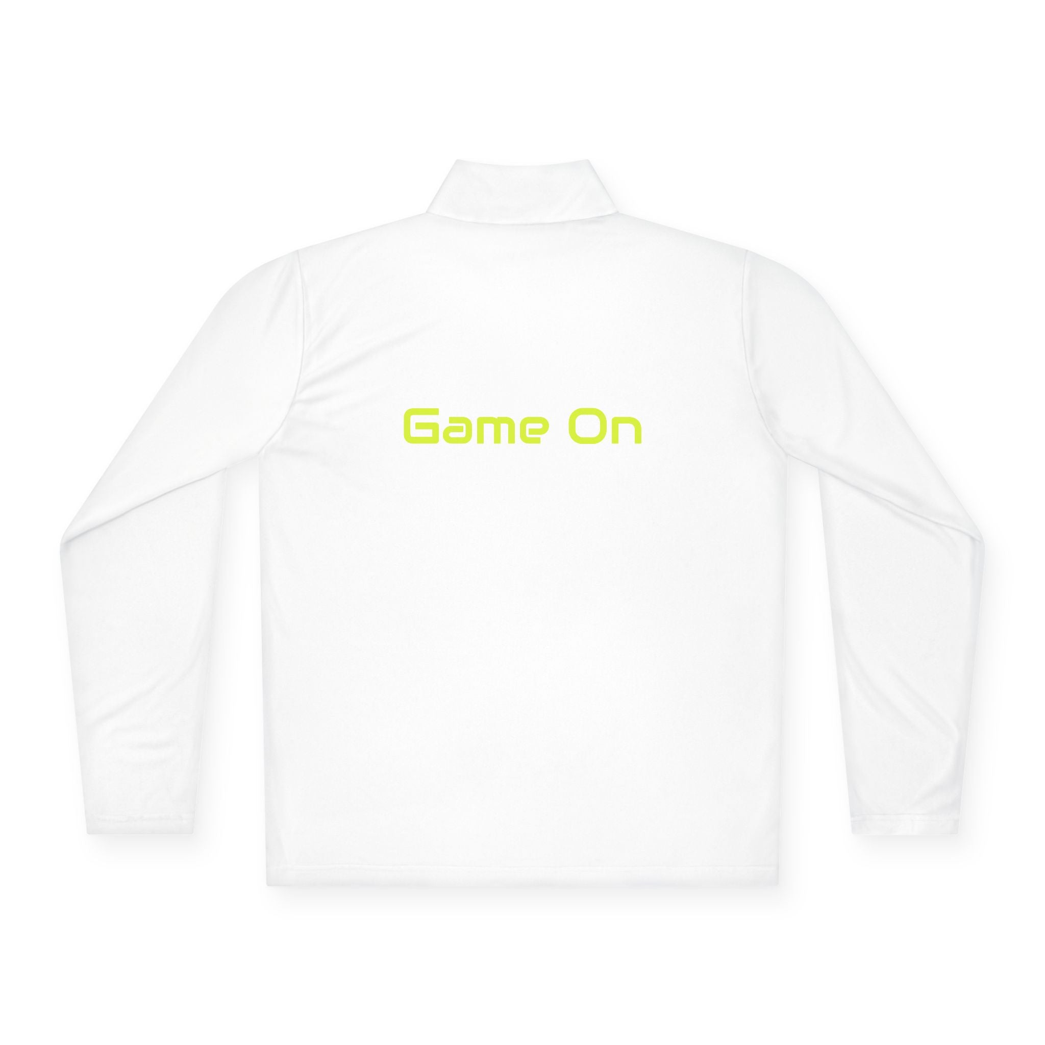 Neon Pickleball 'Game On' Quarter-Zip Pullover —Performance Top