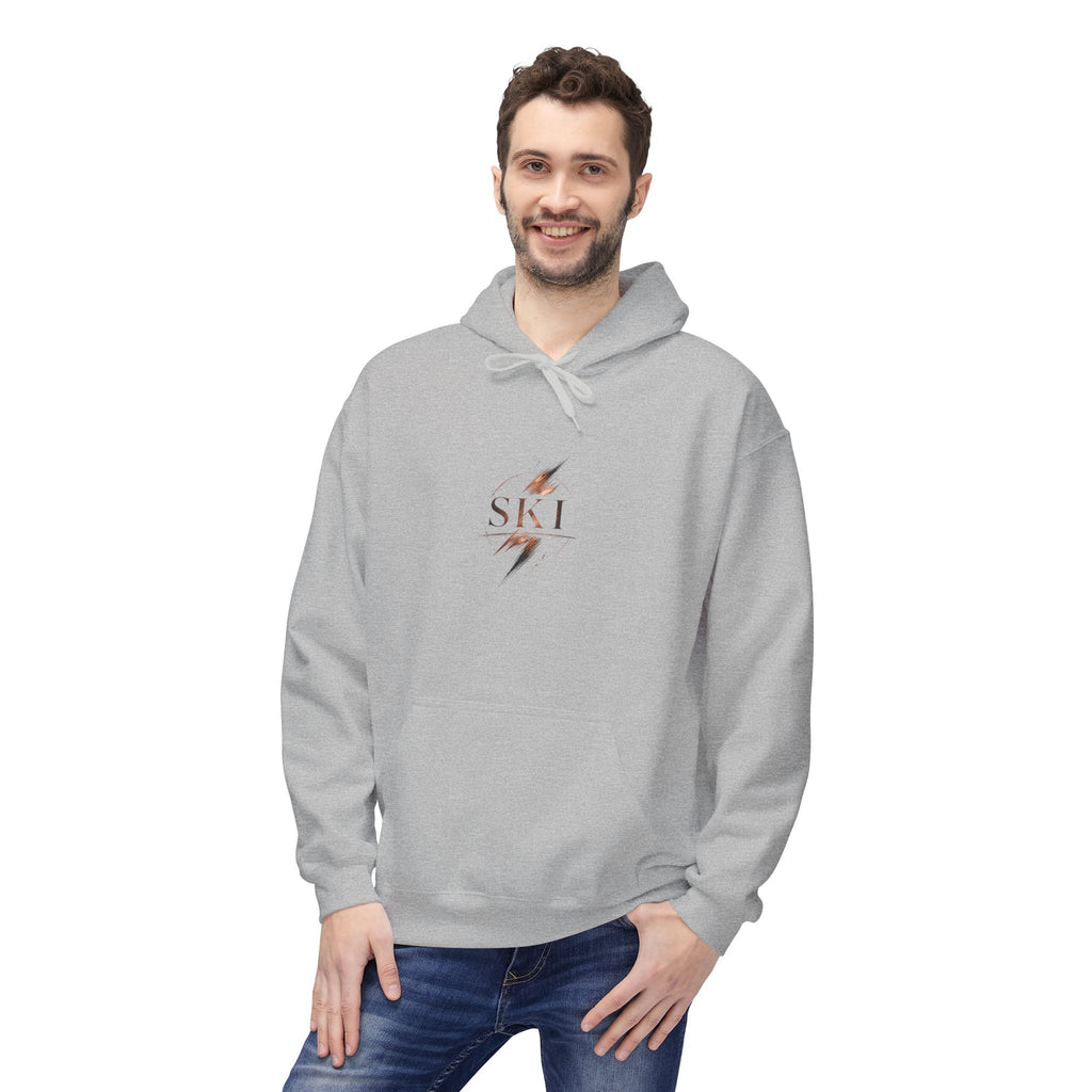 'Ski' Hoodie with 'One More Run' Skiing Pullover