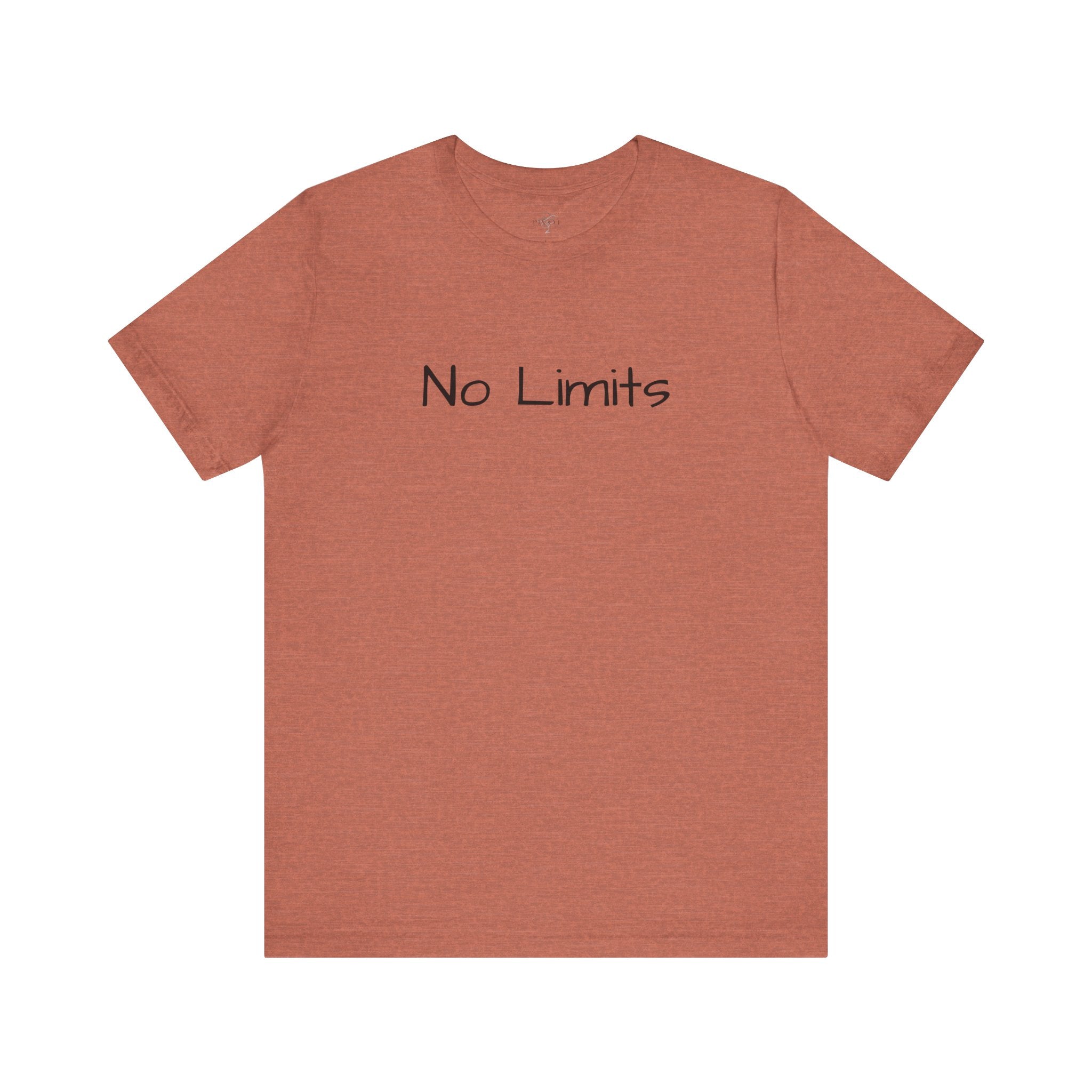 Empowering 'No Limits/#WearYourPower' Tee, Motivational T-Shirt, Inspirational Gift, Unisex Casual Wear, Confidence Clothing, Self-Love Apparel