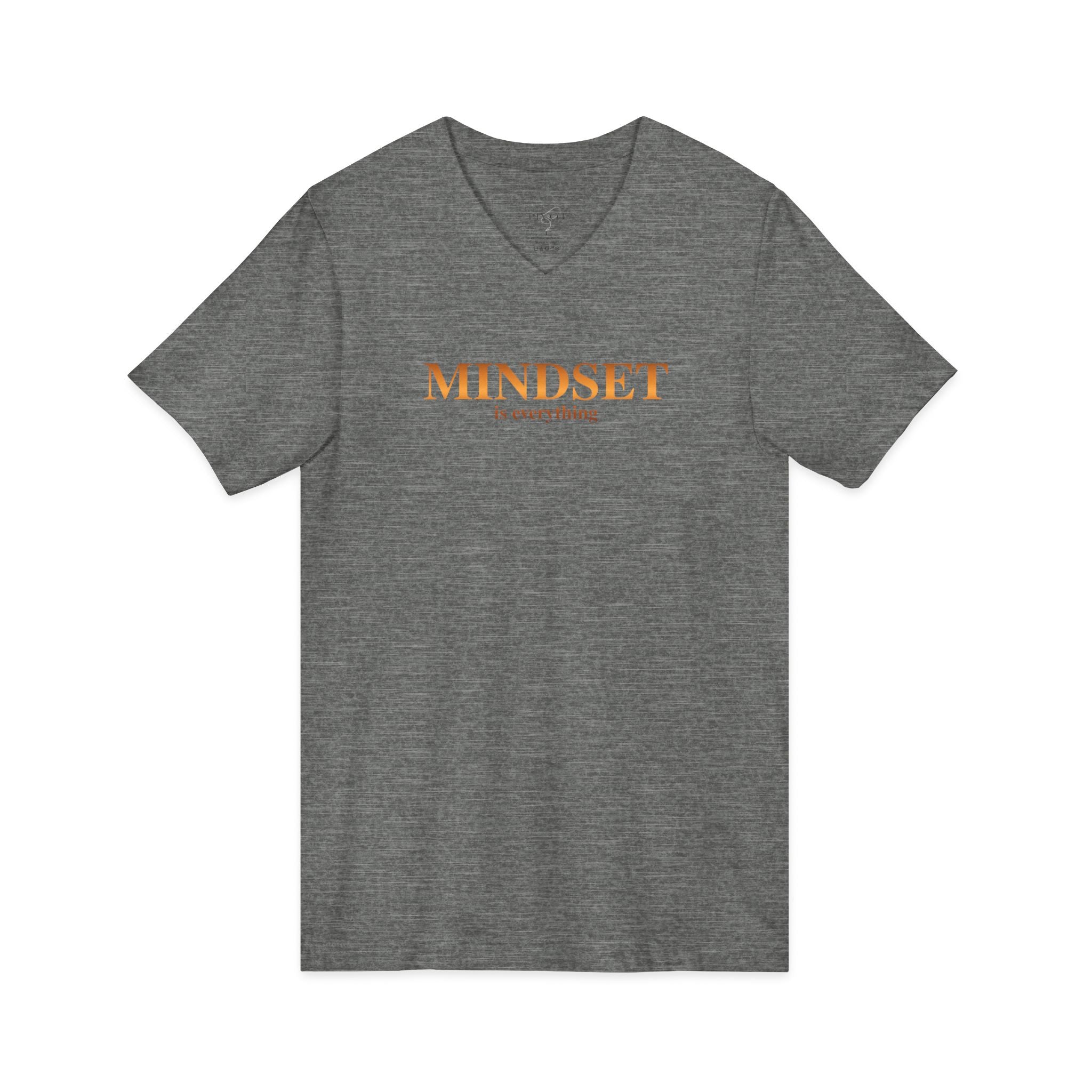 Mindset Is Everything V-Neck Tee-Multiple colors