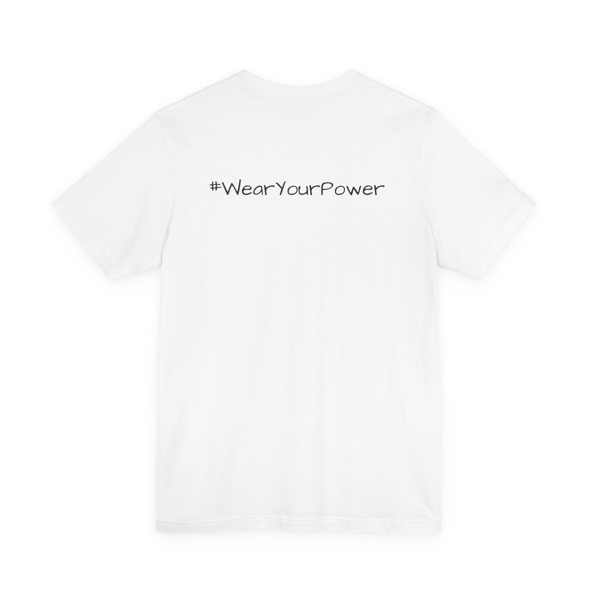 Empowering 'No Limits/#WearYourPower' Tee, Motivational T-Shirt, Inspirational Gift, Unisex Casual Wear, Confidence Clothing, Self-Love Apparel