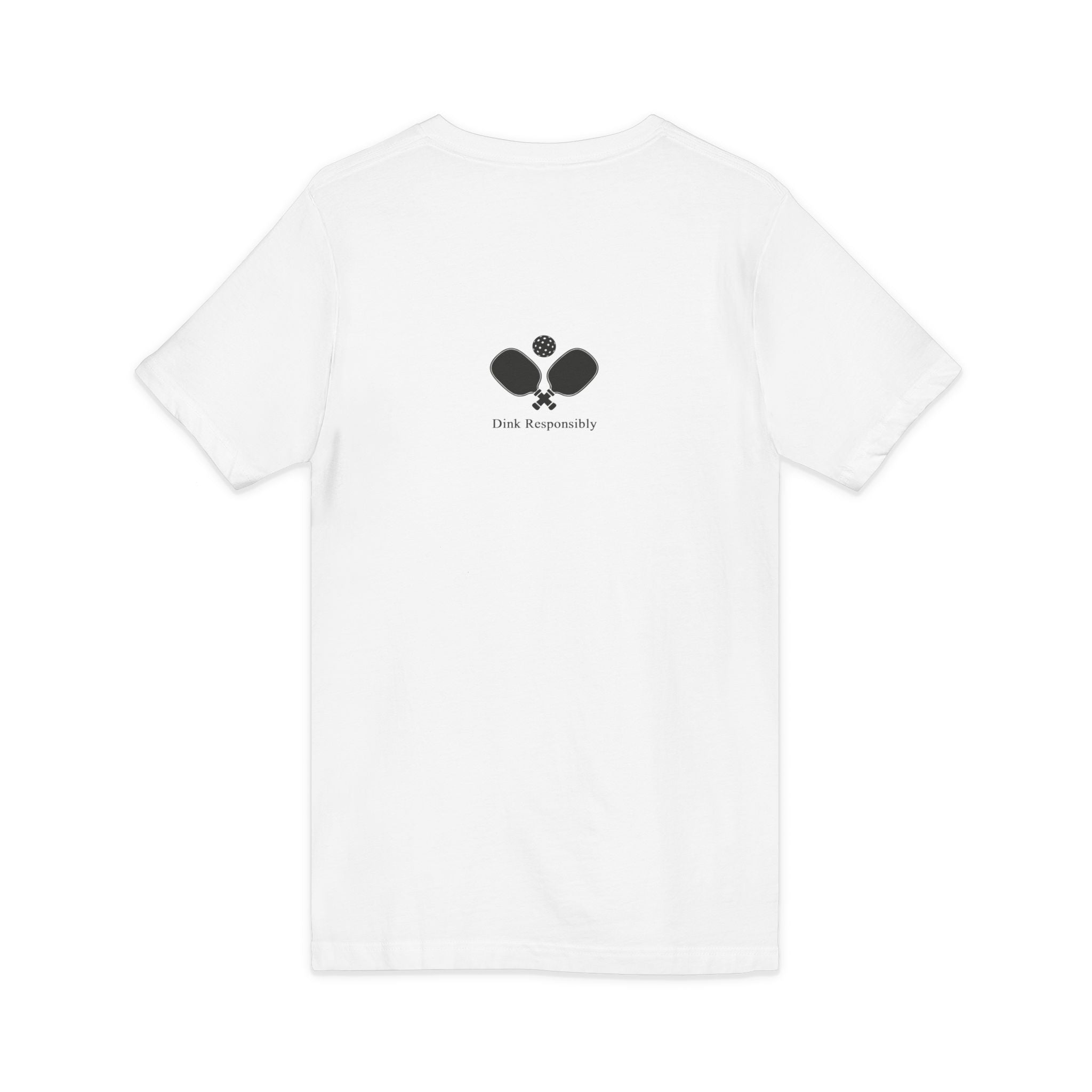 "I'll Dink To That" Pickleball V-Neck Tee —with Rackets on Back