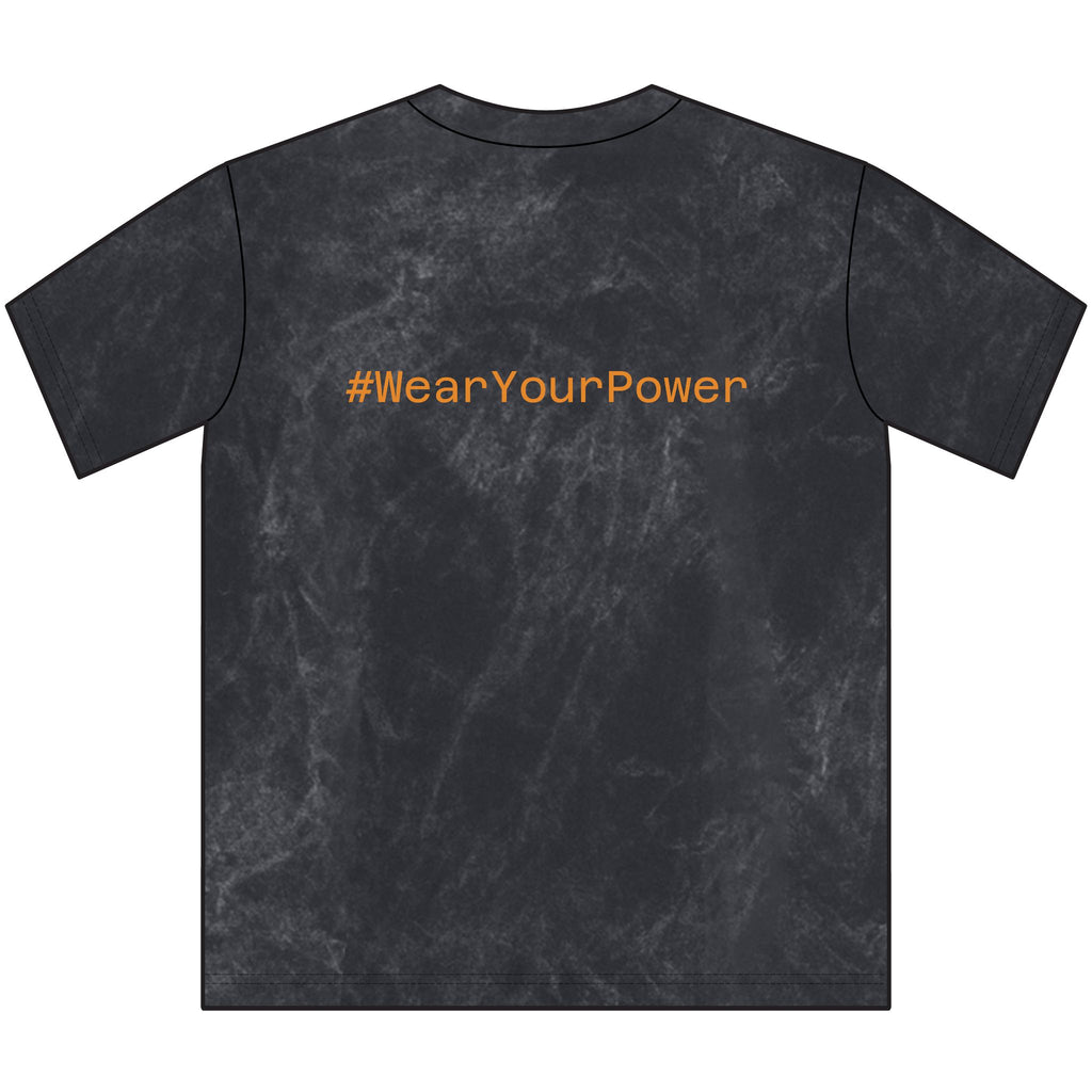 "Mindset Is Everything" Vintage Crewneck Tee — #WearYourPower on back Motivational Graphic Shirt