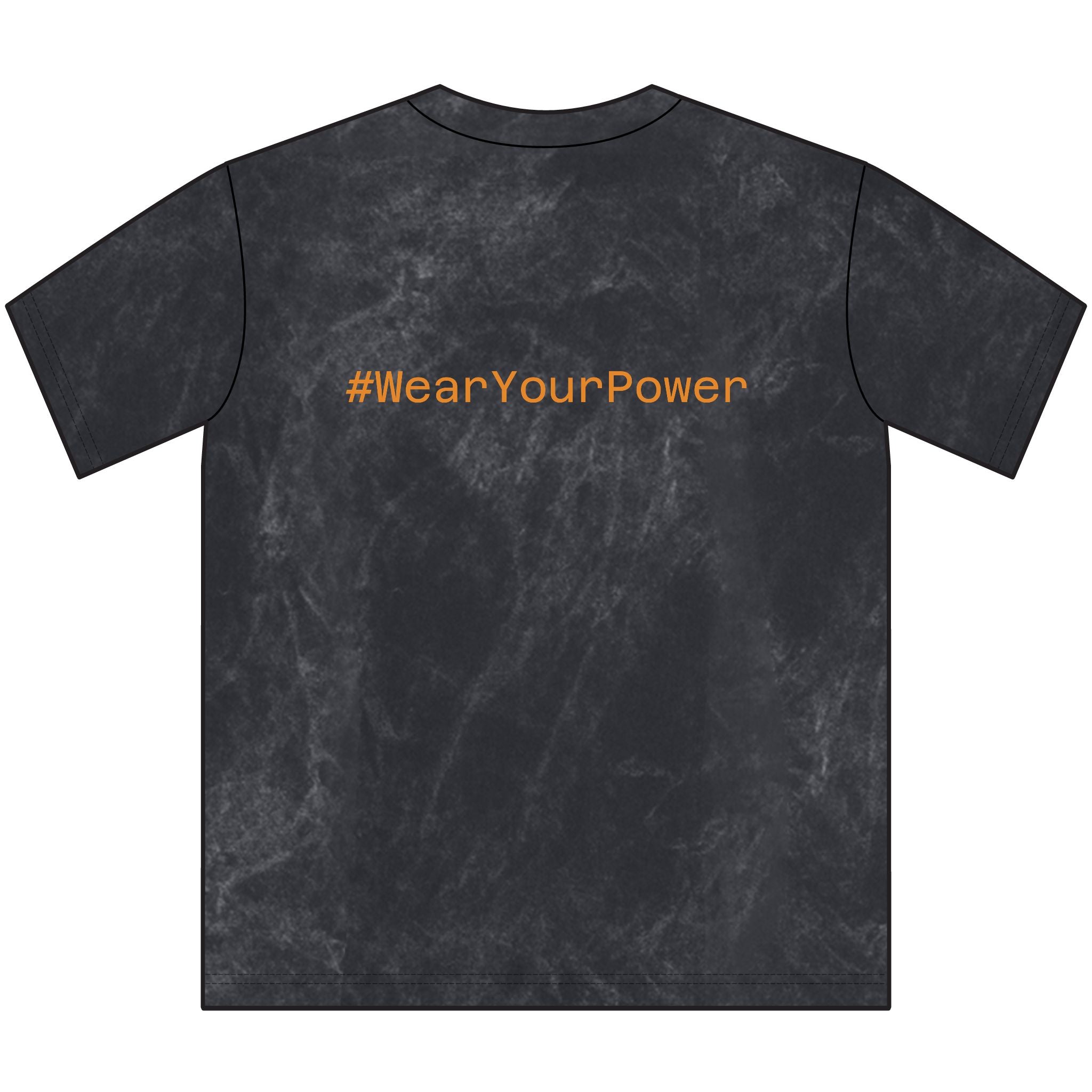 "Mindset Is Everything" Vintage Crewneck Tee — #WearYourPower on back Motivational Graphic Shirt