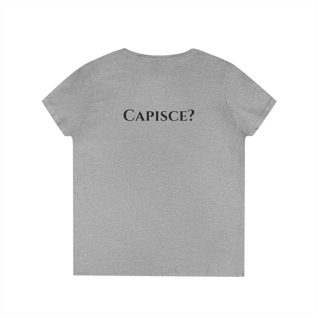 T-Shirt — 'Teflon' Front / 'Capisce?' Back Minimal Graphic Tee
