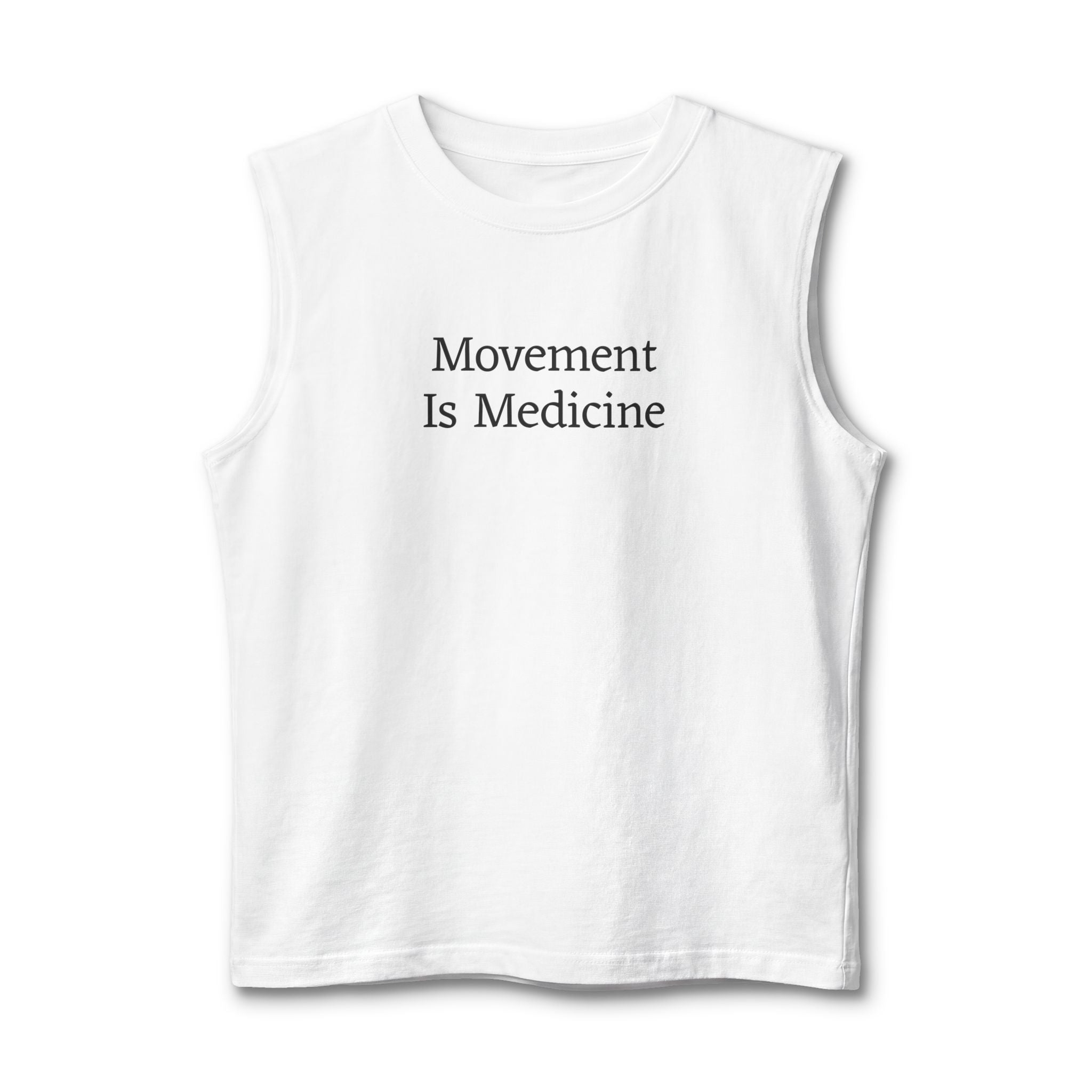 Movement Is Medicine Muscle Tank — #WearYourPower Fitness Tee