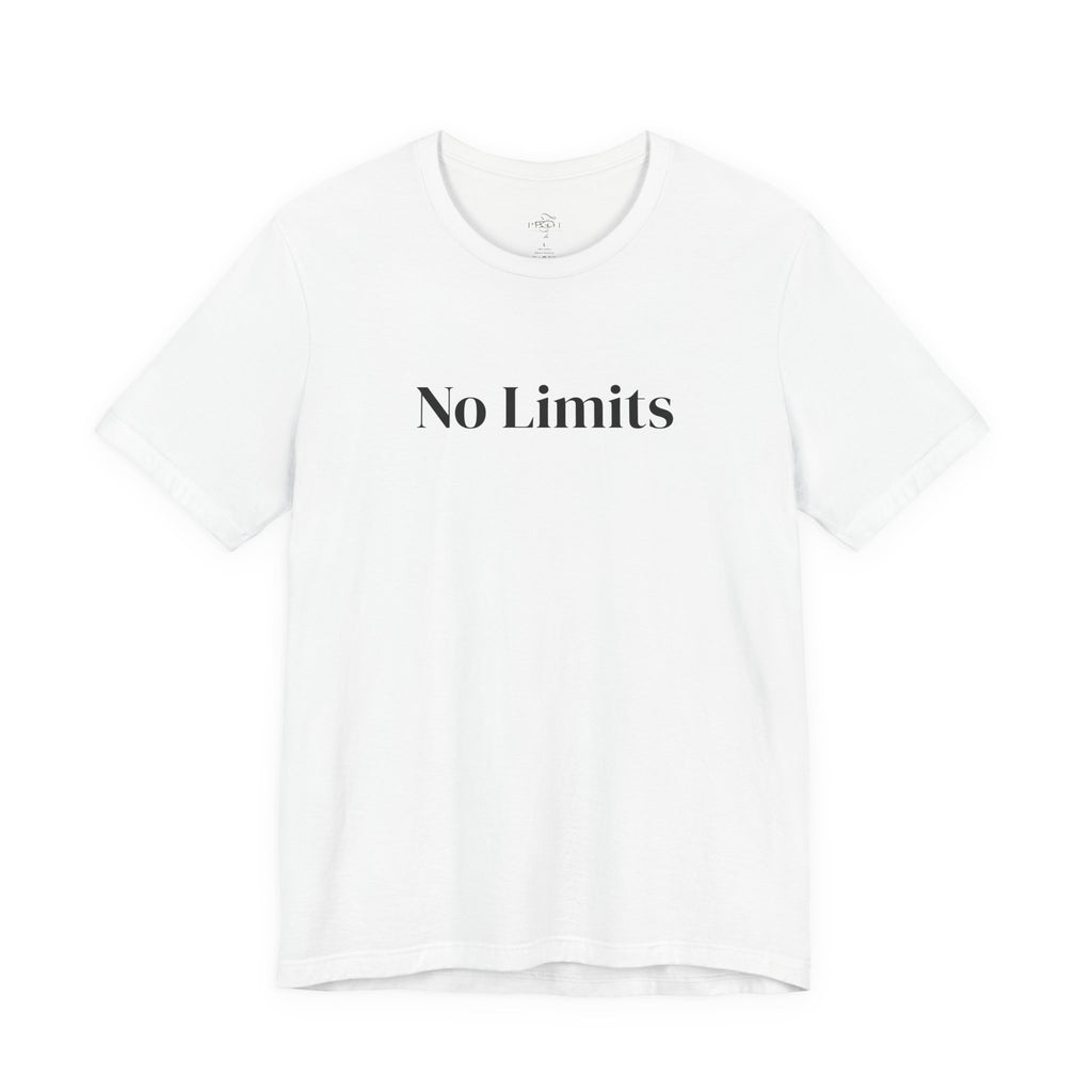 No Limits Unisex Jersey Tee - Empowerment Shirt with #WearYourPower