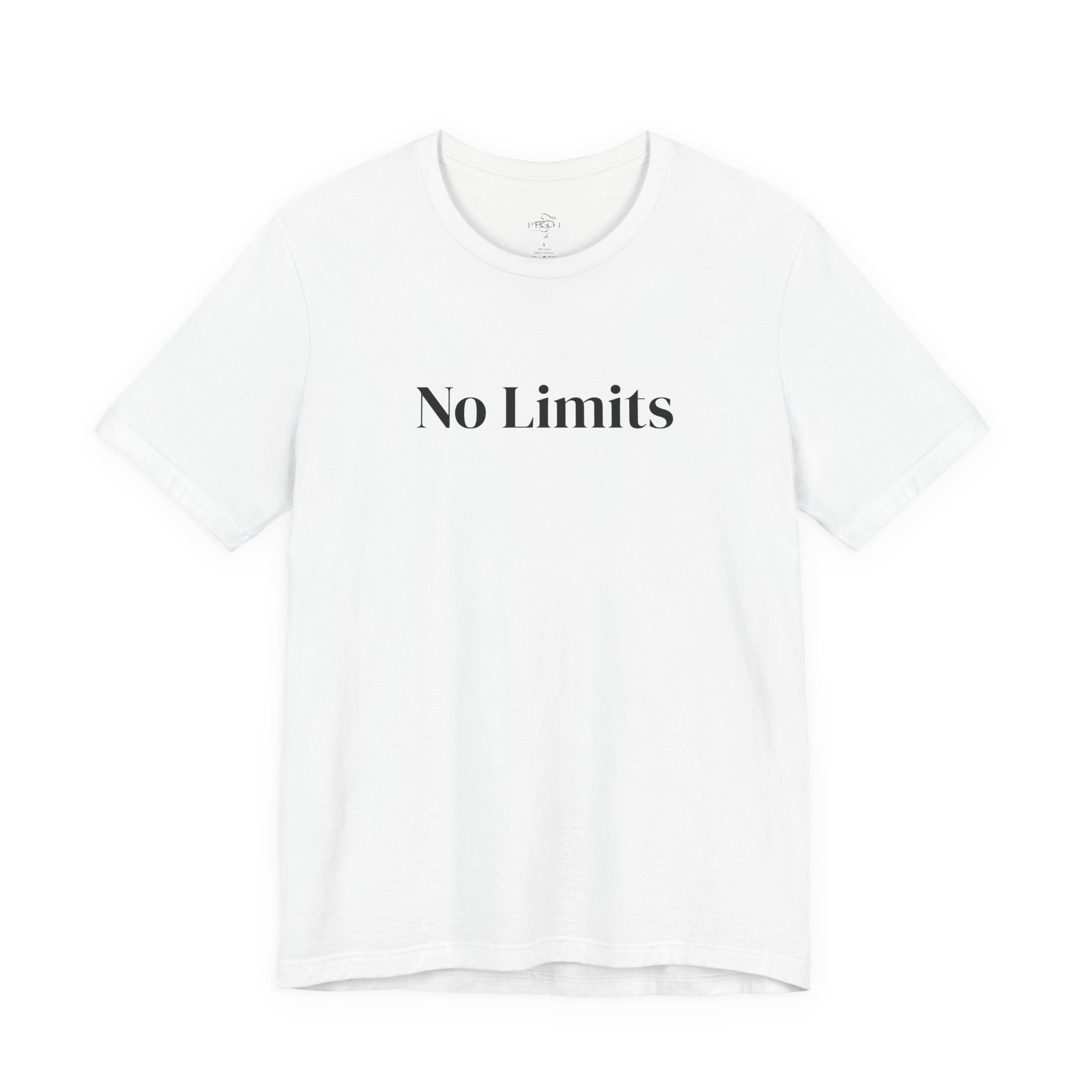 No Limits Unisex Jersey Tee - Empowerment Shirt with #WearYourPower