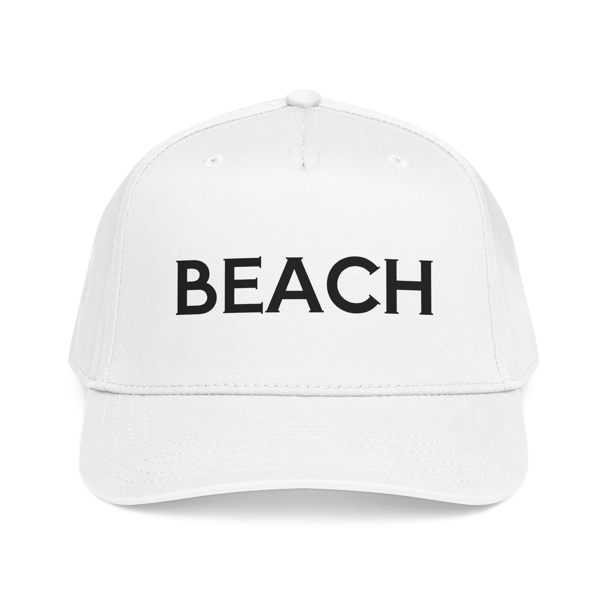 "Beach" Embroidered Baseball Cap