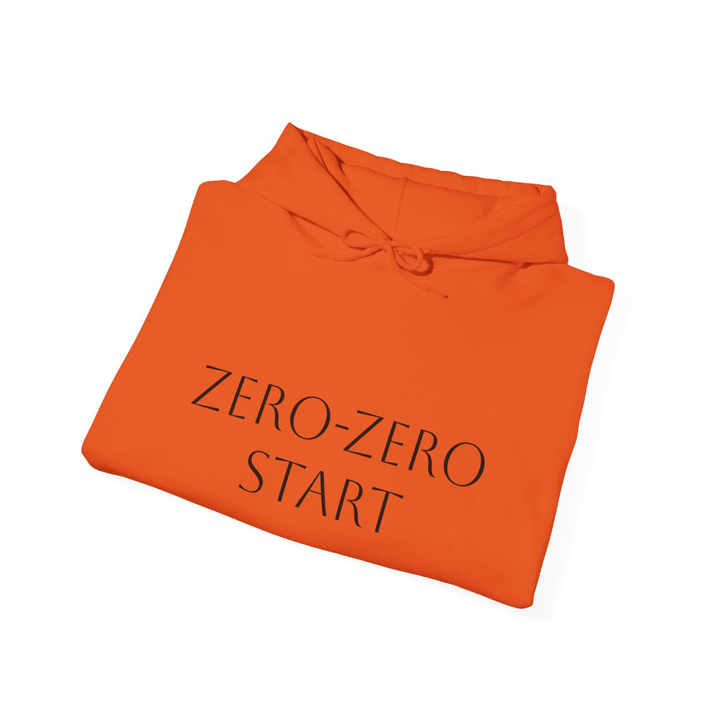 Zero-Zero Start Pickleball Unisex Heavy Blend™ Hooded Sweatshirt with Racket Logo on back