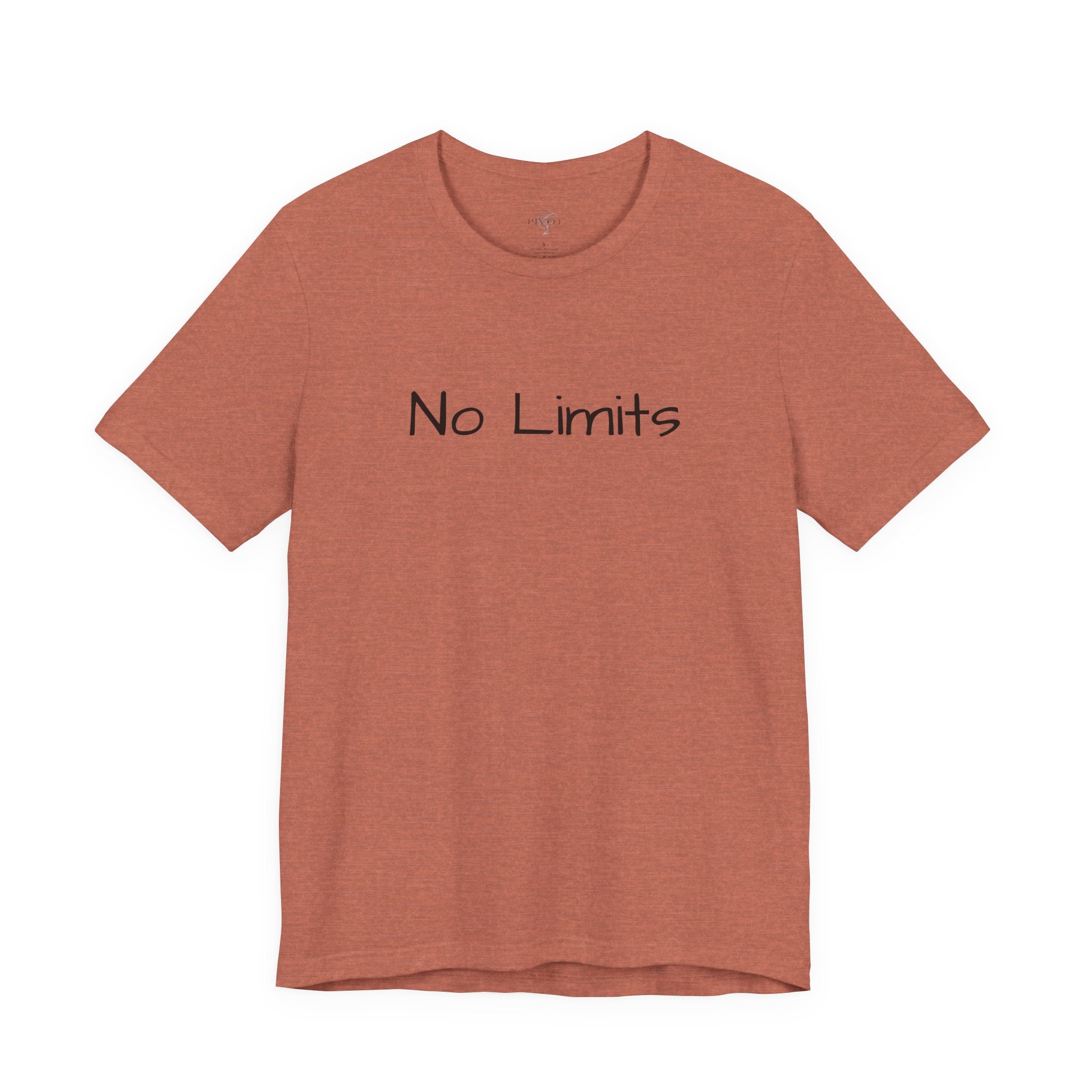 Empowering 'No Limits/#WearYourPower' Tee, Motivational T-Shirt, Inspirational Gift, Unisex Casual Wear, Confidence Clothing, Self-Love Apparel
