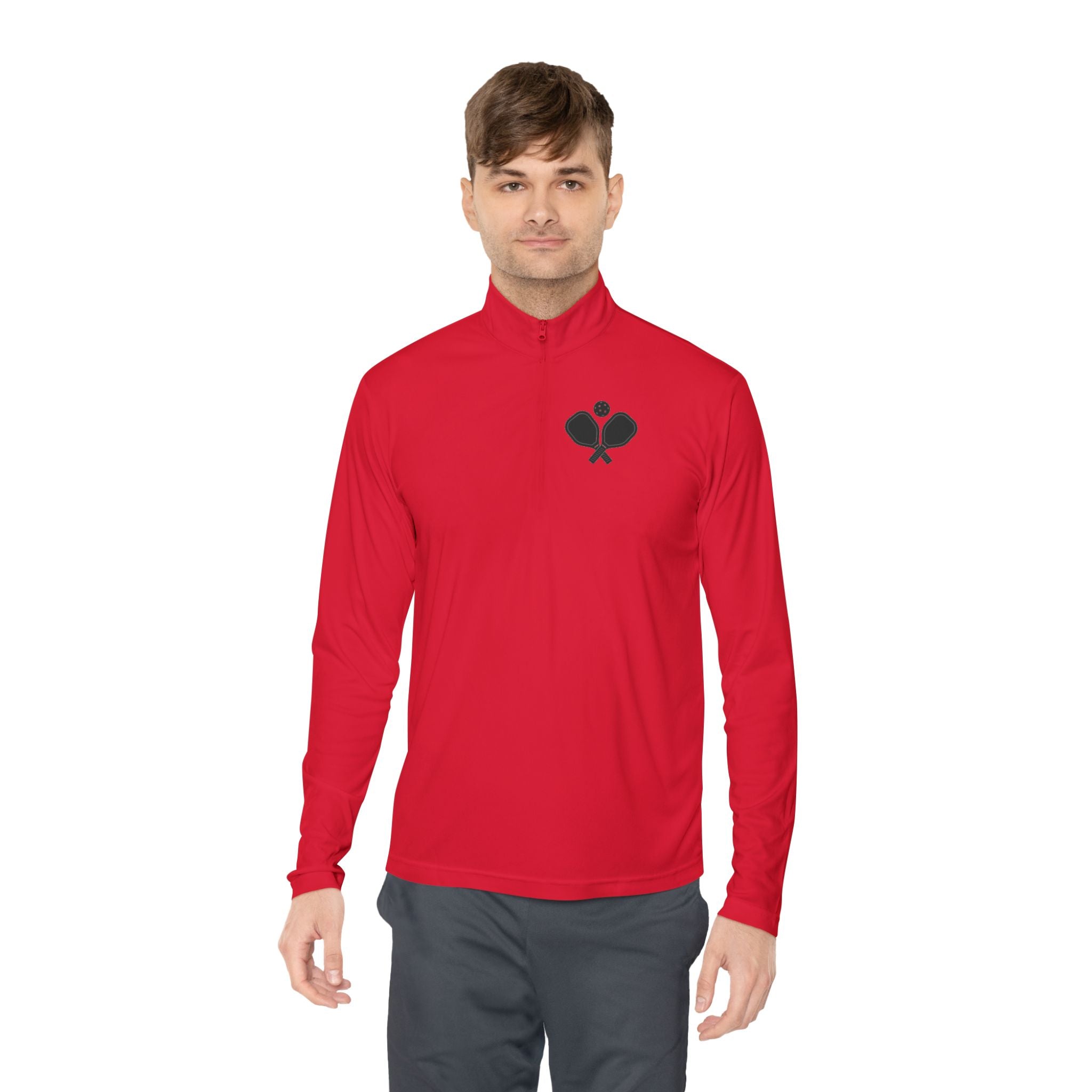 "Peace Love Pickleball " Quarter Zip Pullover