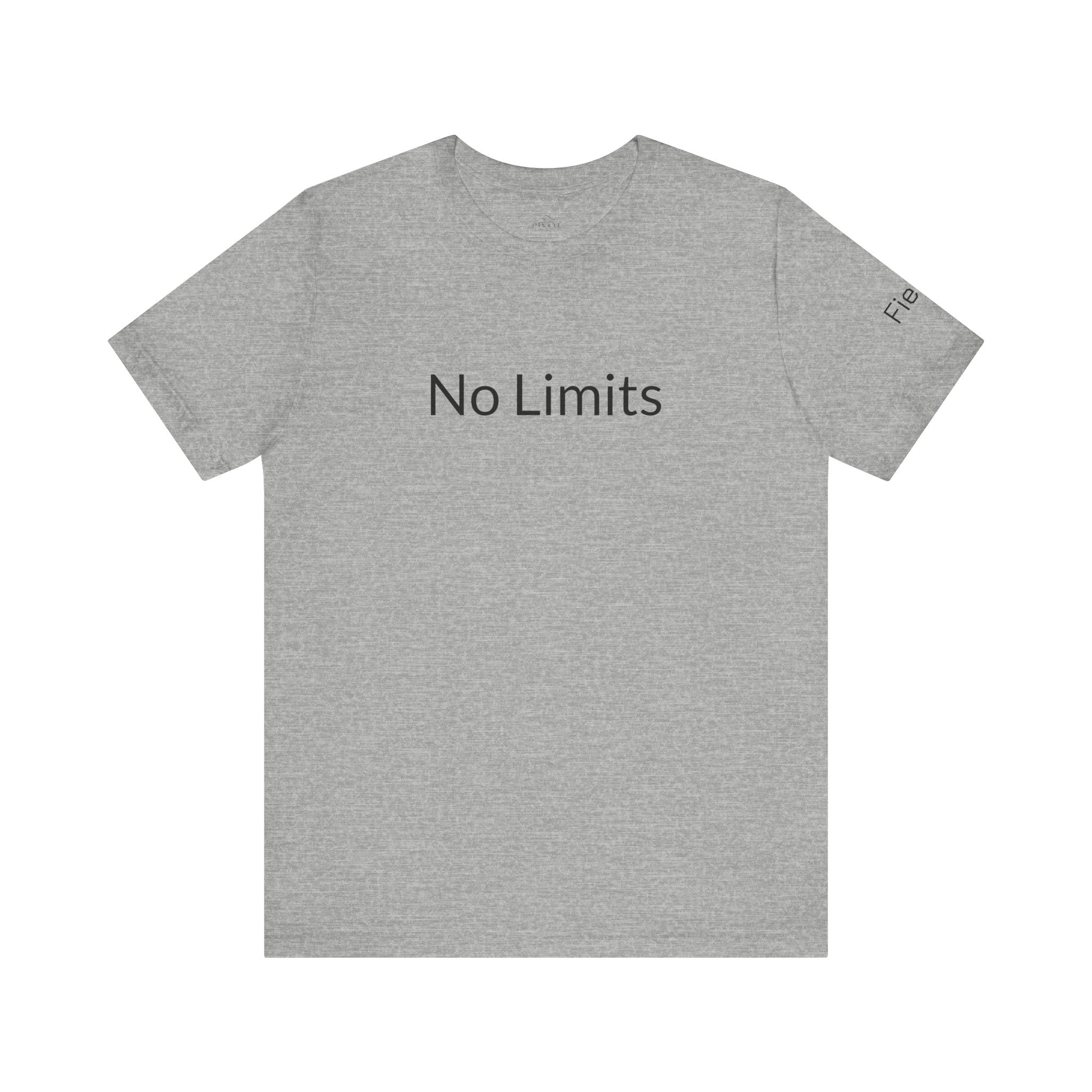 No Limits Unisex Jersey Tee - Empowerment Shirt with #WearYourPower on the back