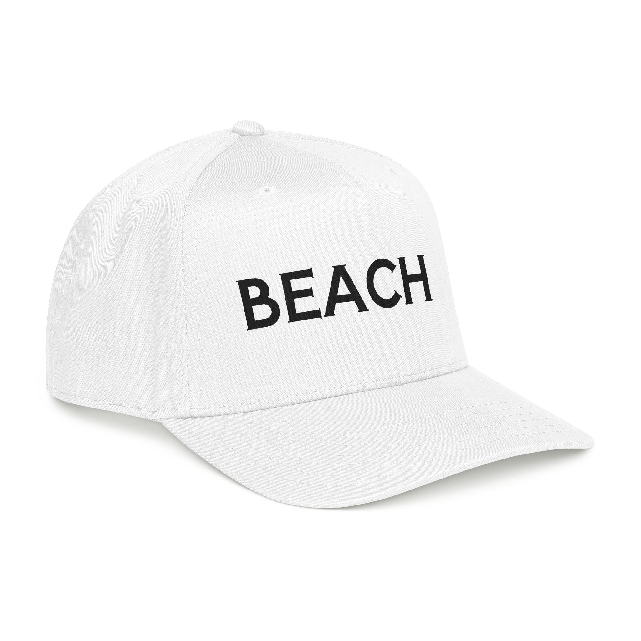 "Beach" Embroidered Baseball Cap