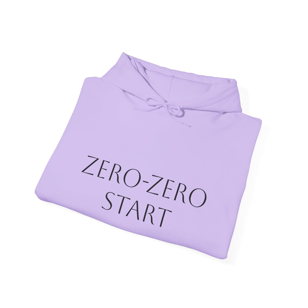 Zero-Zero Start Pickleball Unisex Heavy Blend™ Hooded Sweatshirt with Racket Logo on back