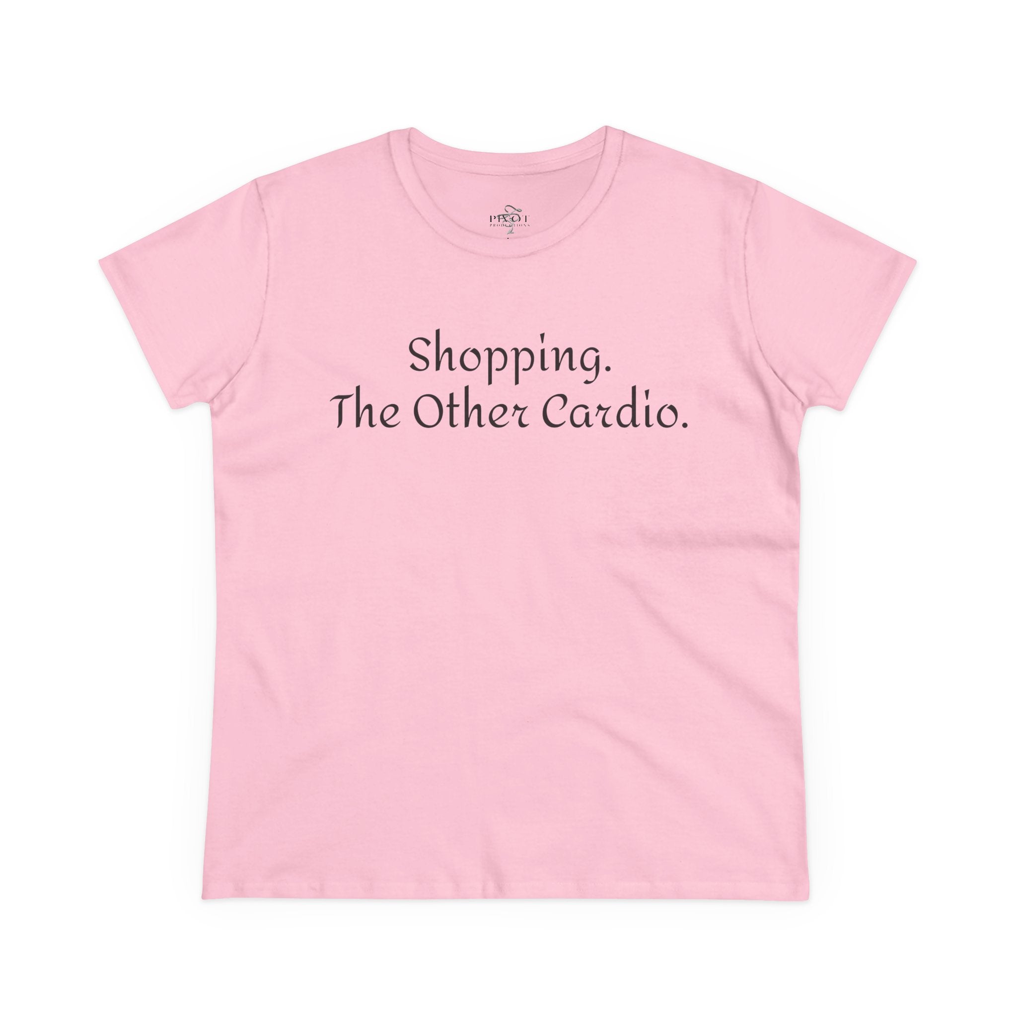 Shopping. The Other Cardio. Casual Women's Top, Gym Tee, Gift for Girlfriend, Funny Women's Shirt