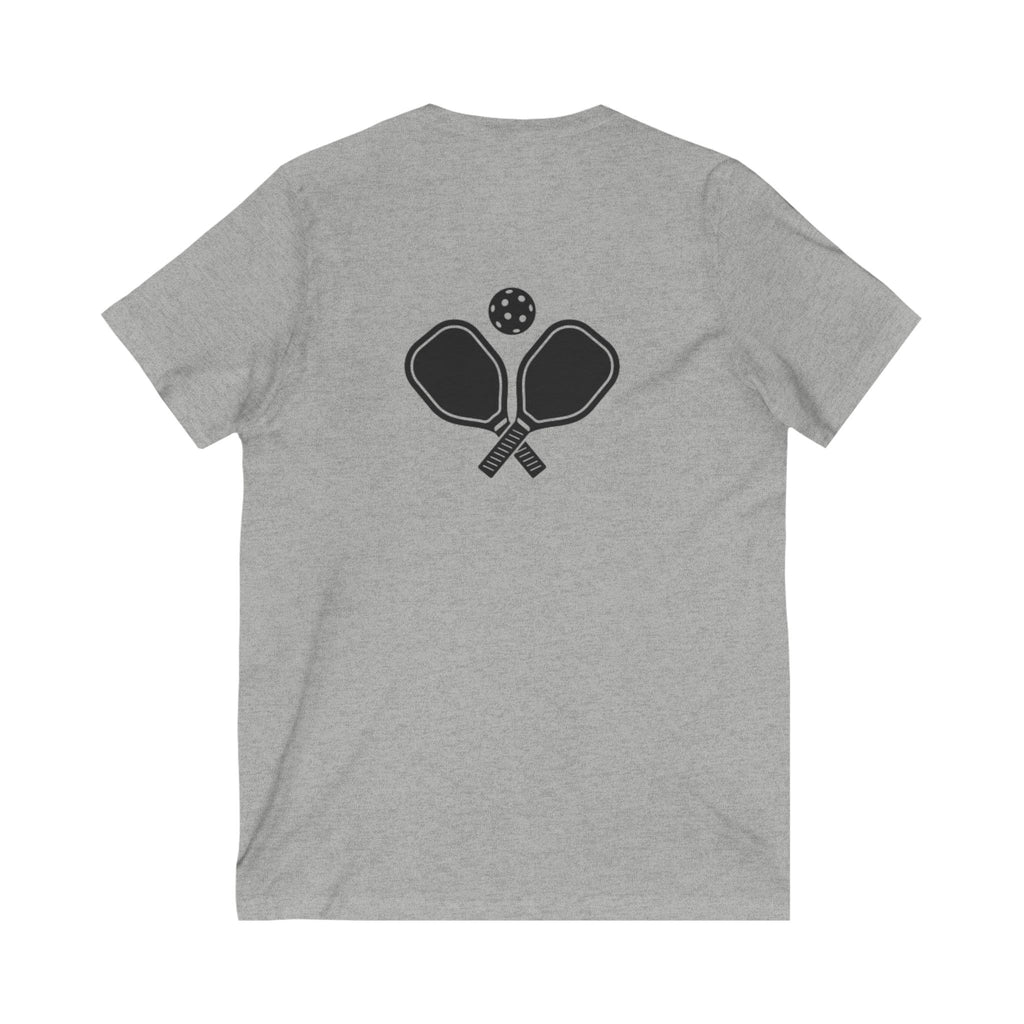 Grace & Grit Unisex V-Neck Tee for Sports Enthusiasts