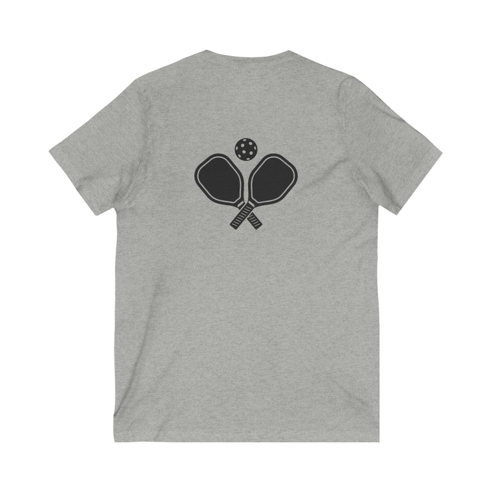 Grace & Grit Unisex V-Neck Tee for Sports Enthusiasts
