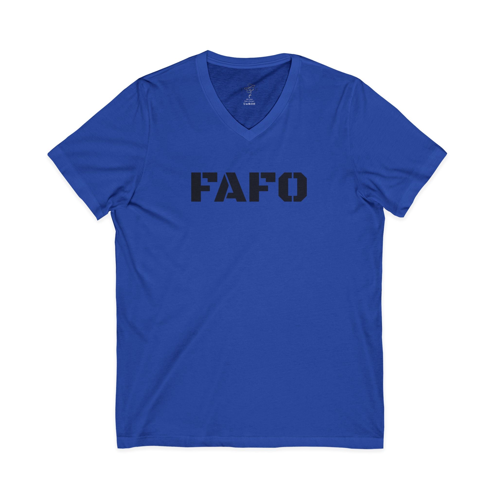 FAFO Statement Shirt-Empowering V-Neck Tee - Unisex Graphic T-Shirt, Gift for Activists, Casual Wear, Everyday Essentials