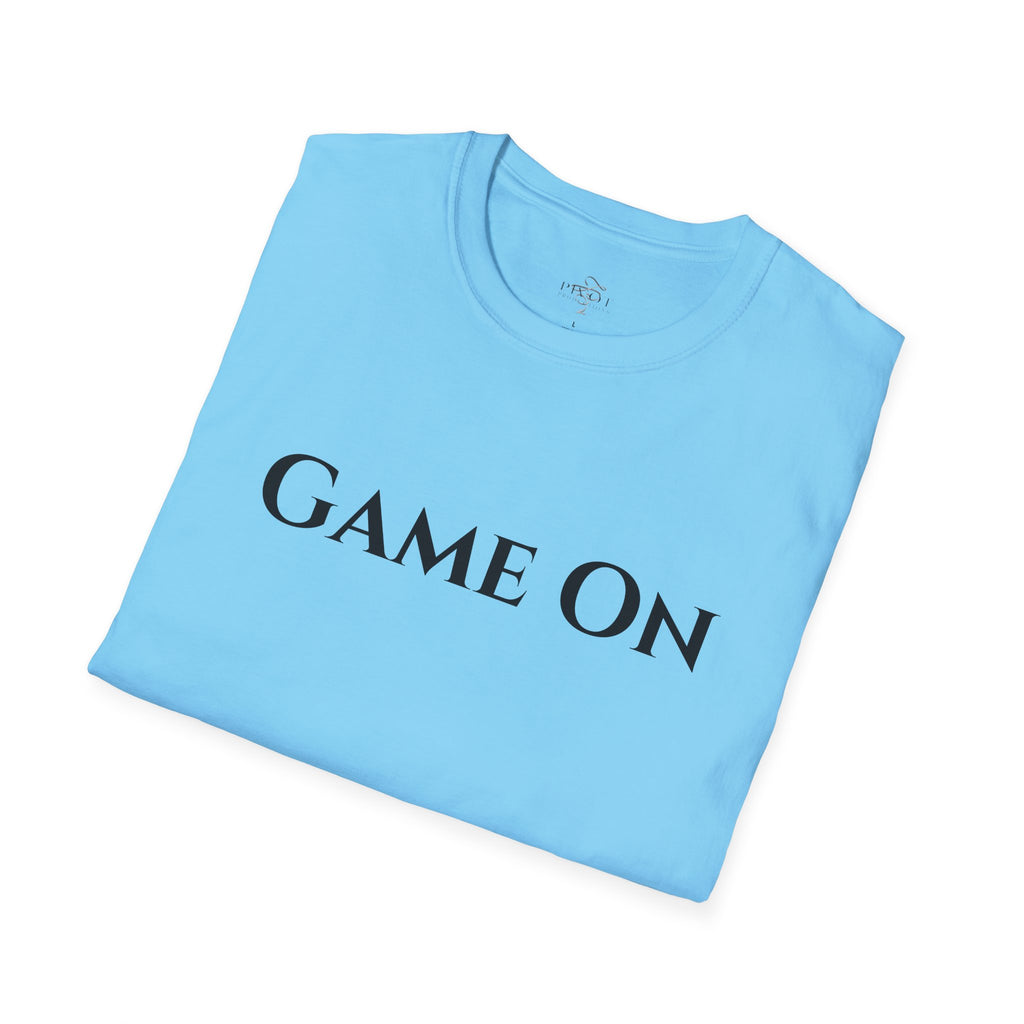 ‘Game On’ Pickleball Tee for Sports Lovers-Unisex Softstyle T-Shirt