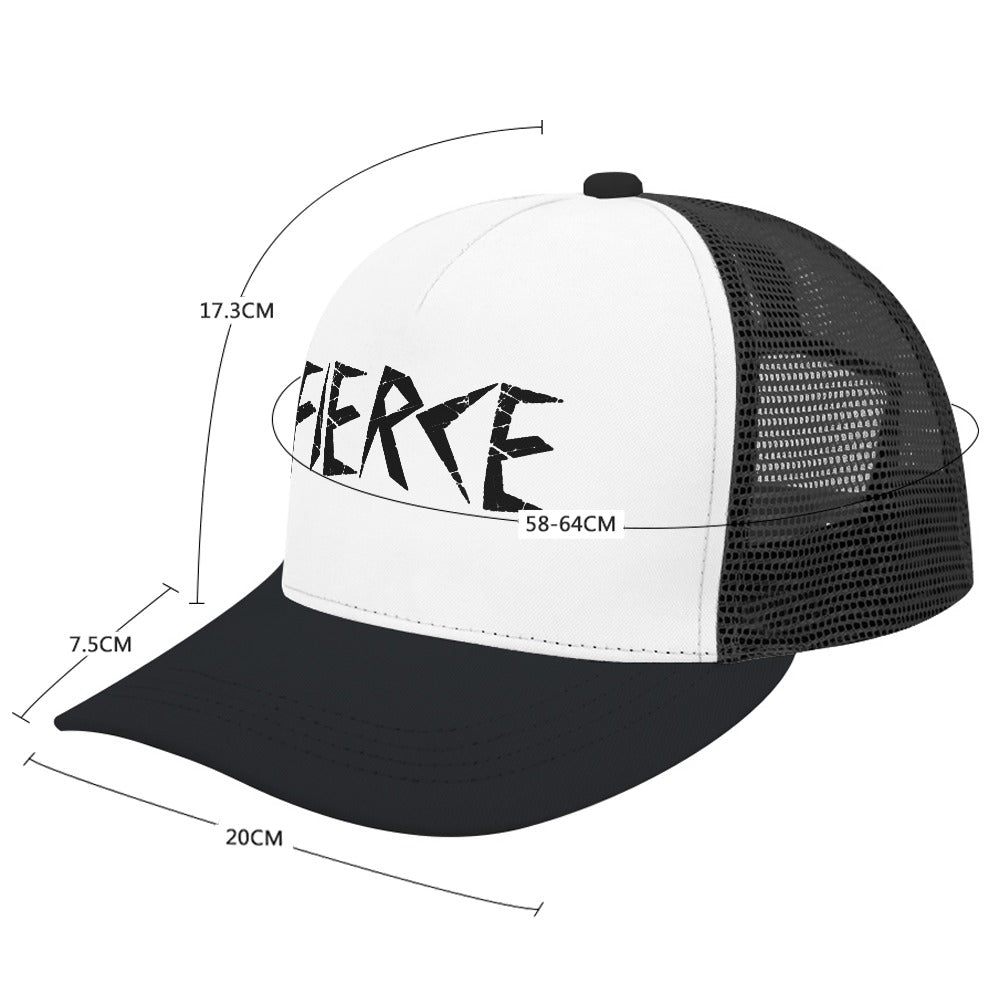 Fierce Baseball Cap Bent glue rear hollow (multi-color optional)