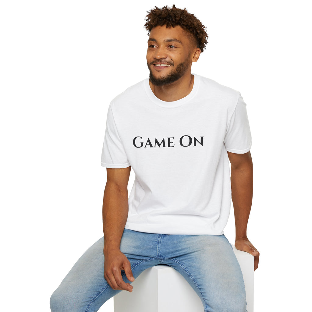 ‘Game On’ Pickleball Tee for Sports Lovers-Unisex Softstyle T-Shirt