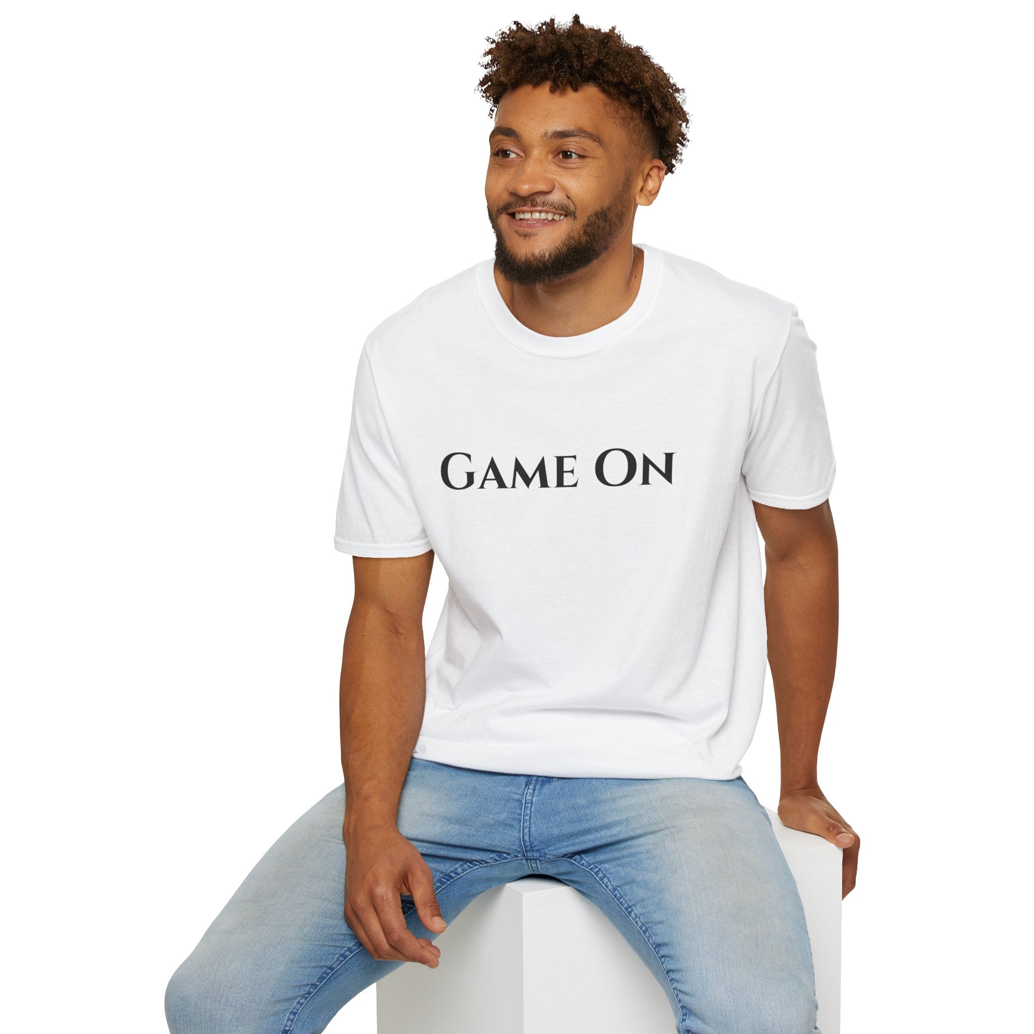 ‘Game On’ Pickleball Tee for Sports Lovers-Unisex Softstyle T-Shirt