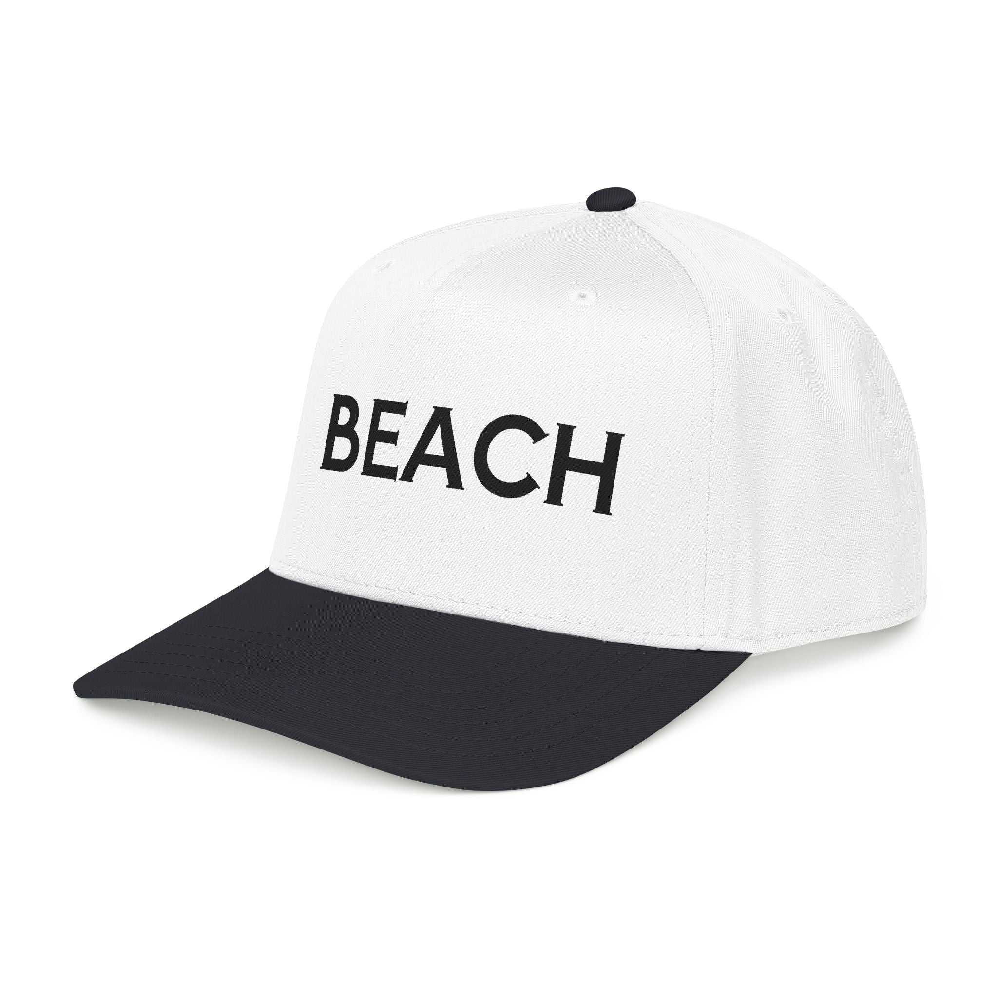 "Beach" Embroidered Baseball Cap