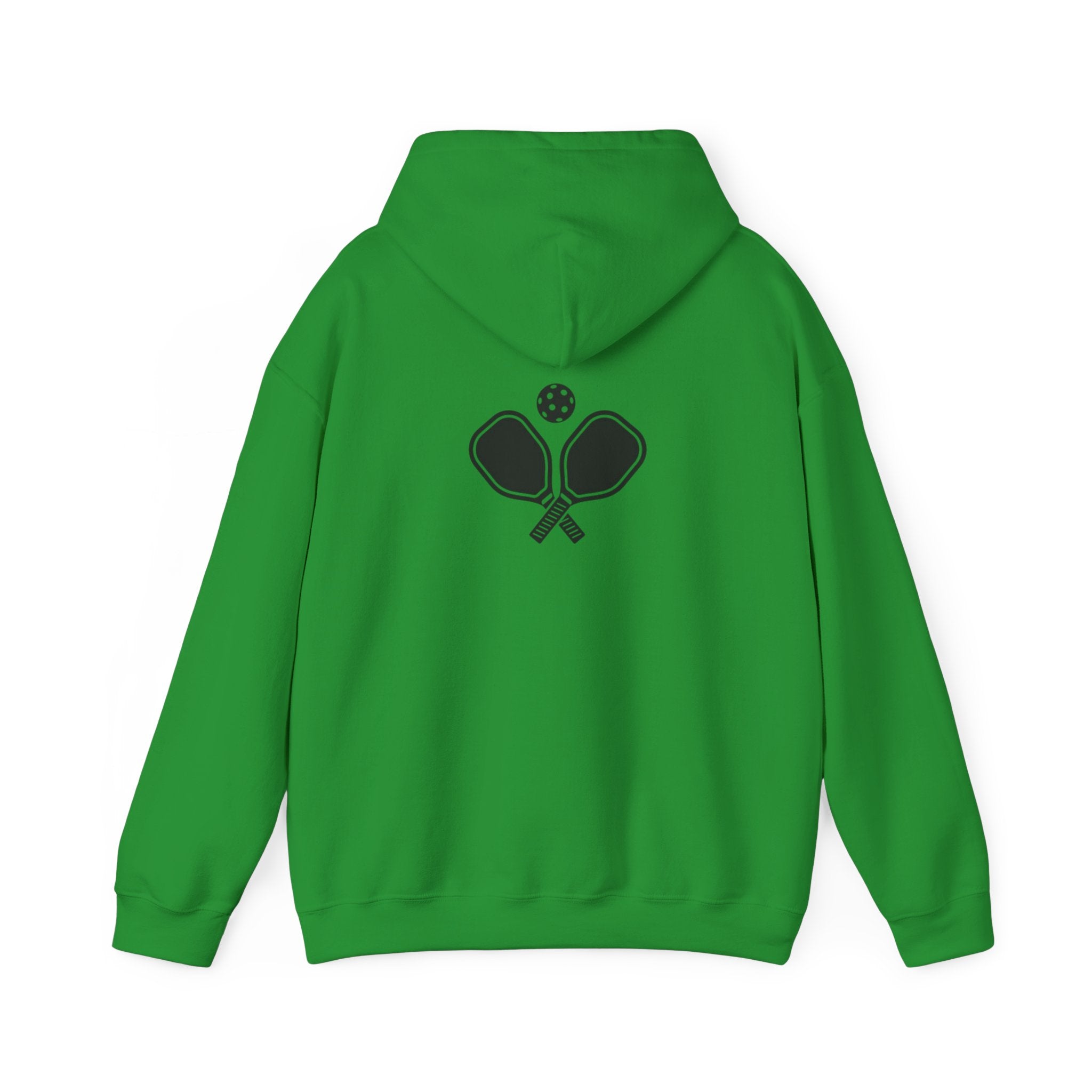Zero-Zero Start Pickleball Unisex Heavy Blend™ Hooded Sweatshirt with Racket Logo on back