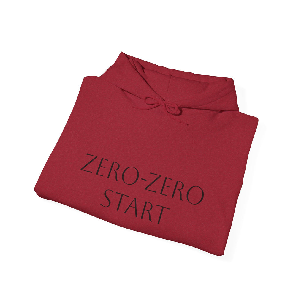 Zero-Zero Start Pickleball Unisex Heavy Blend™ Hooded Sweatshirt with Racket Logo on back
