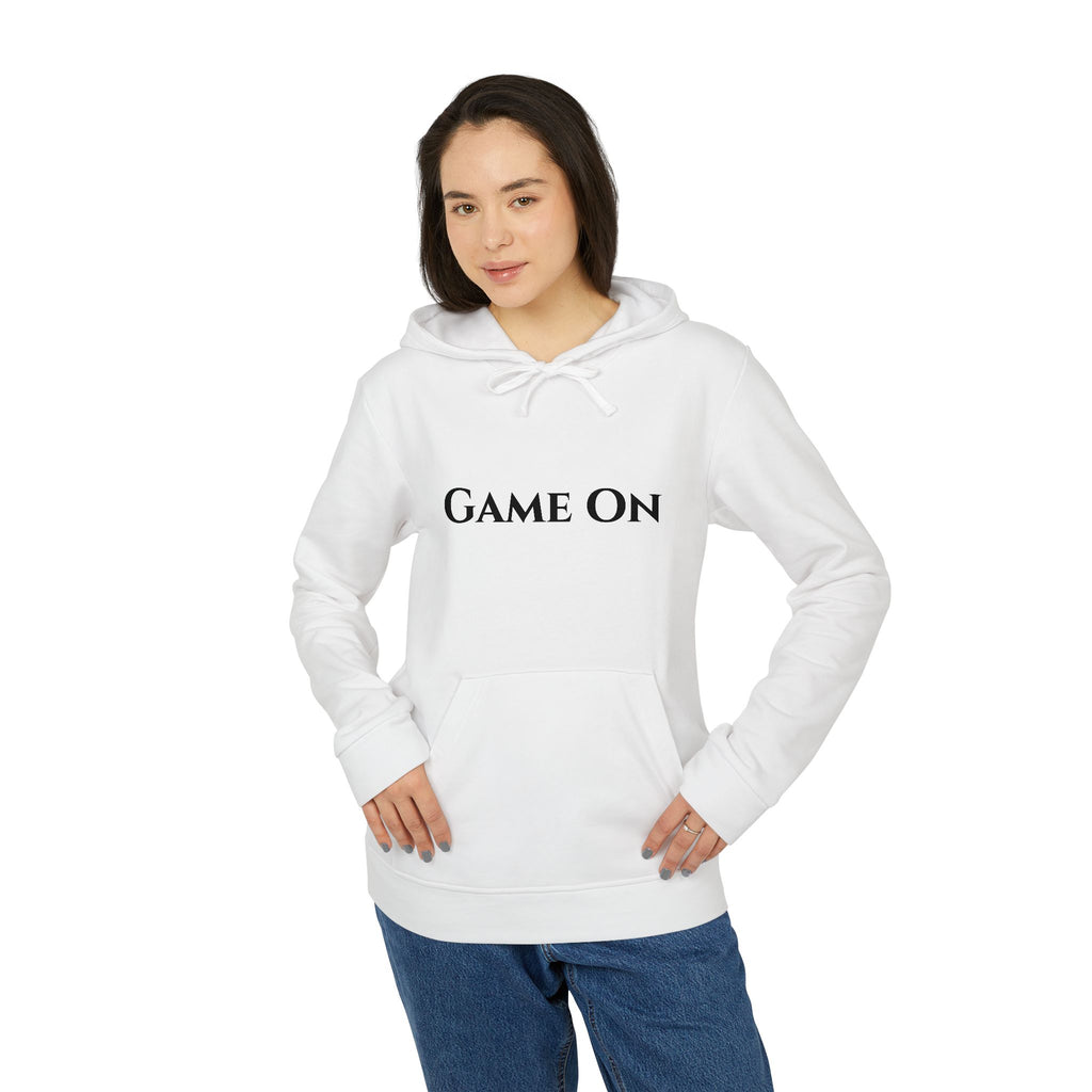 Addidas Pickleball 'Game On' Hoodie with Rackets on Back