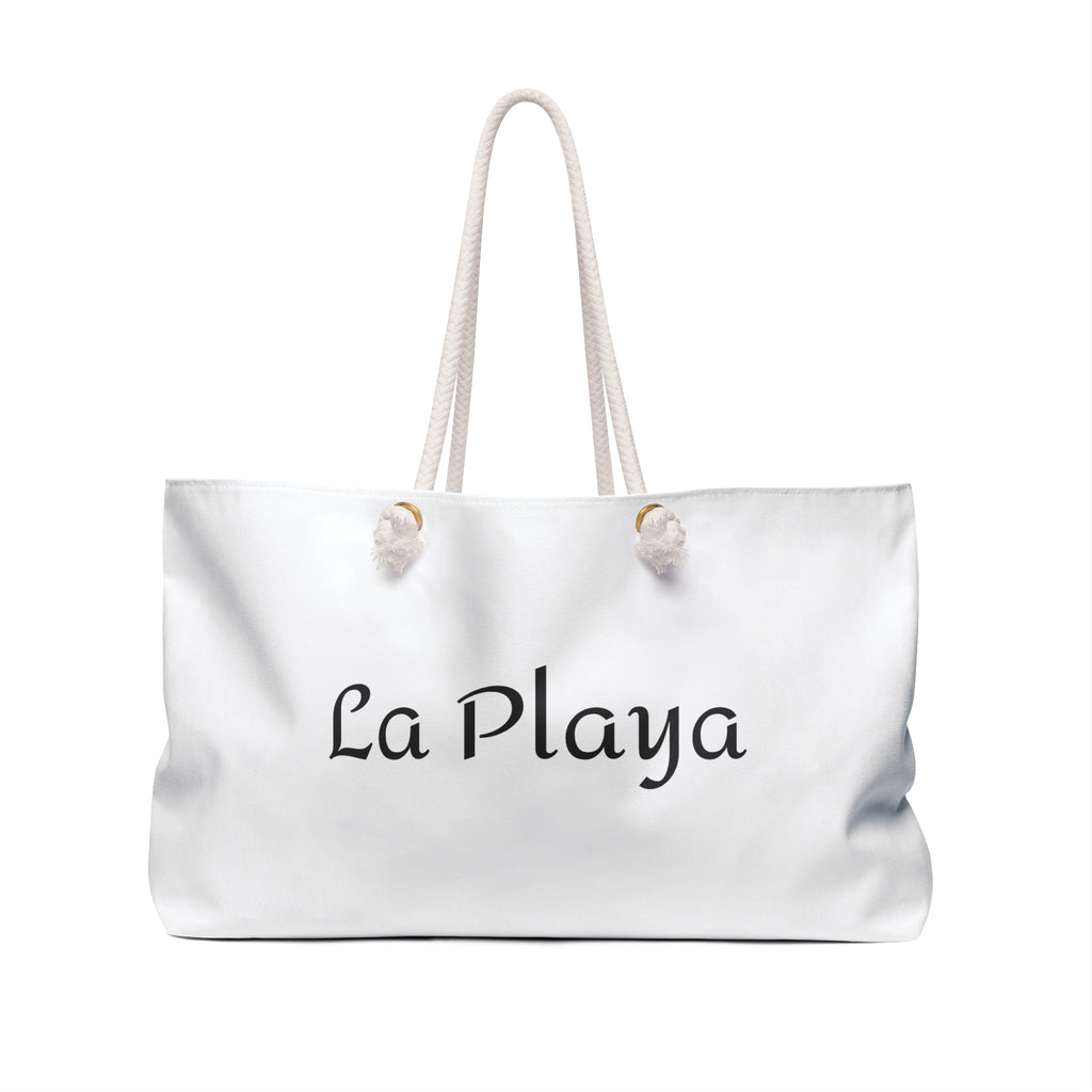 "La Playa" Spacious Beach/Overnight/Weekender Bag, Vacation Essential, Summer Getaway, Gift for Beach Lovers