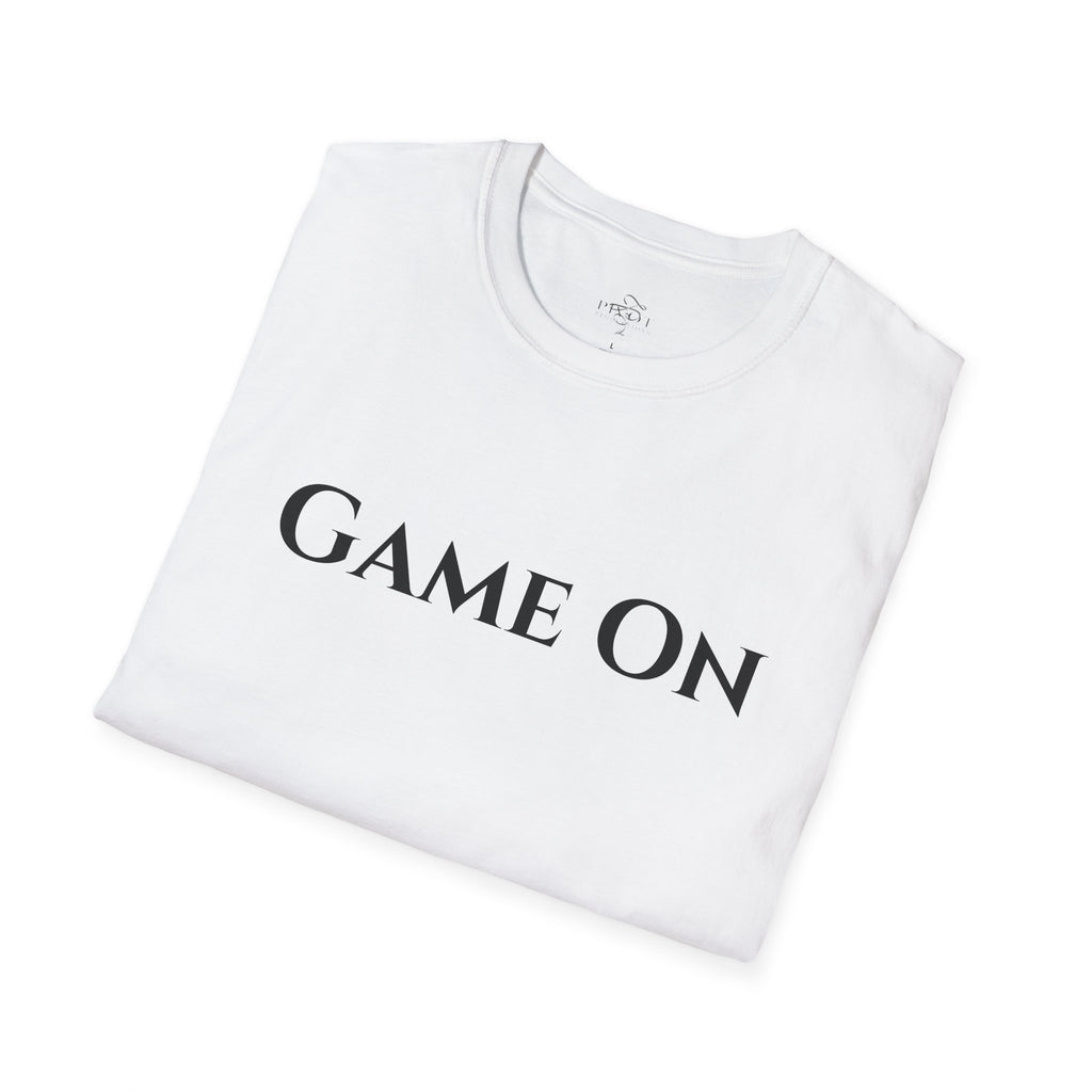 ‘Game On’ Pickleball Tee for Sports Lovers-Unisex Softstyle T-Shirt