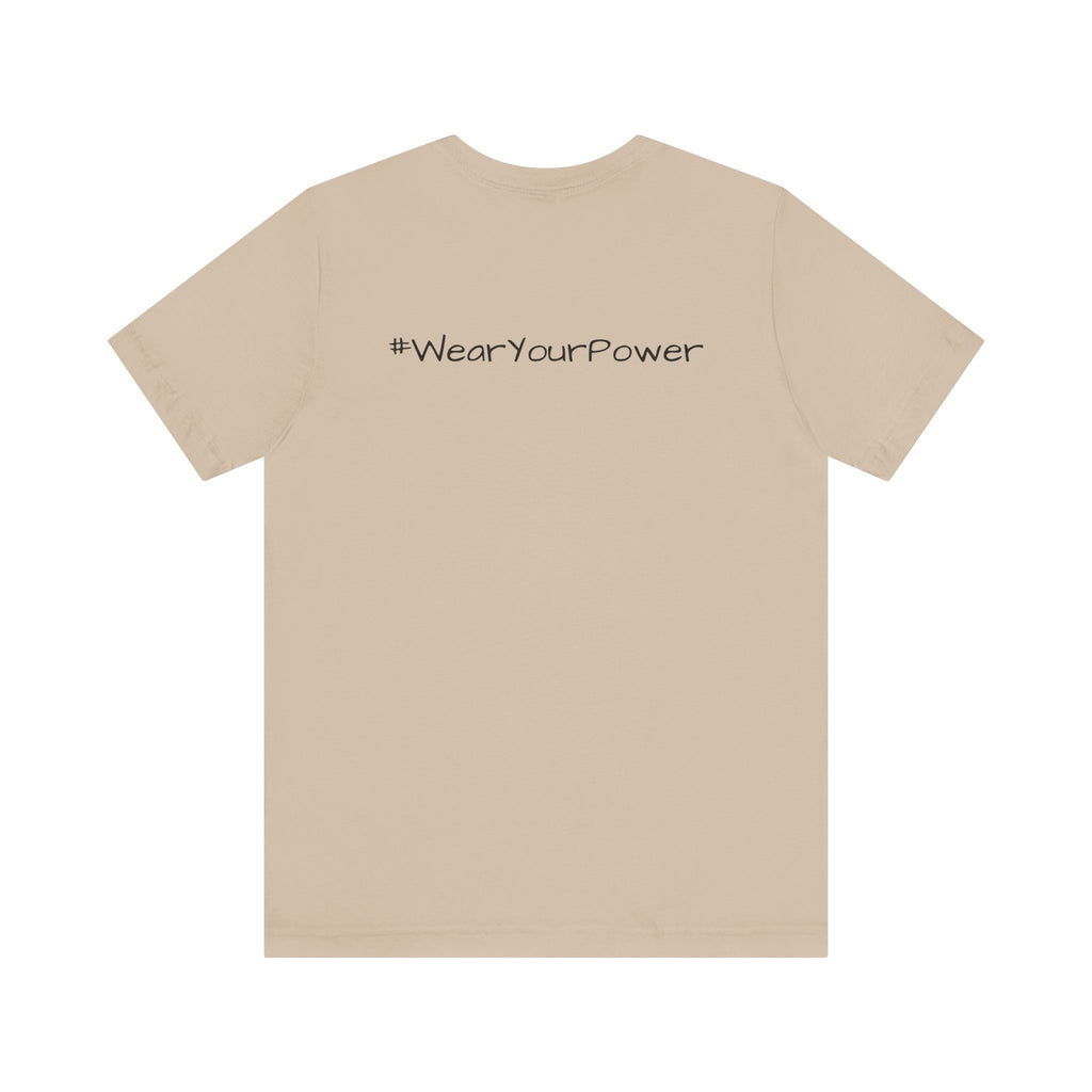 Empowering 'No Limits/#WearYourPower' Tee, Motivational T-Shirt, Inspirational Gift, Unisex Casual Wear, Confidence Clothing, Self-Love Apparel