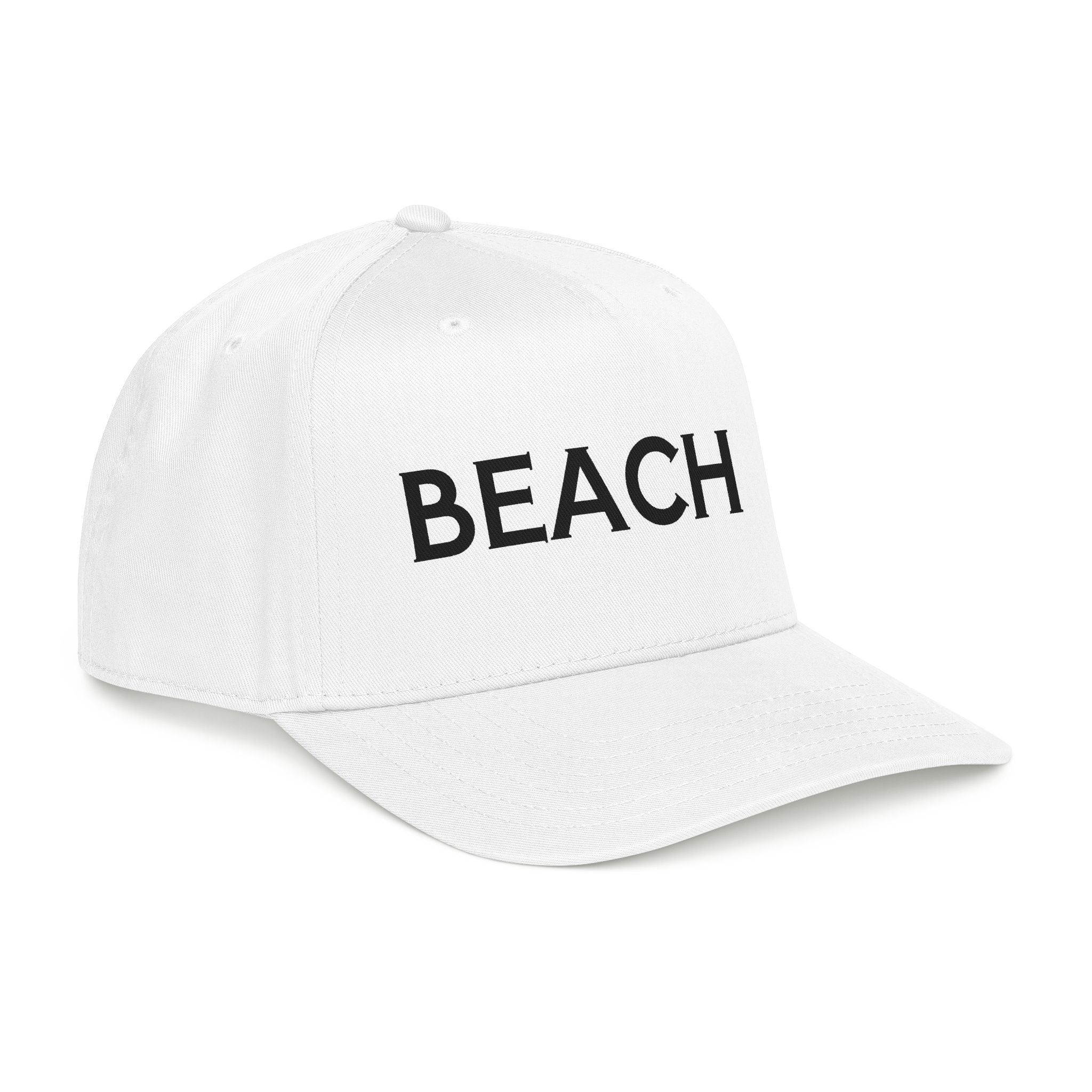 "Beach" Embroidered Baseball Cap