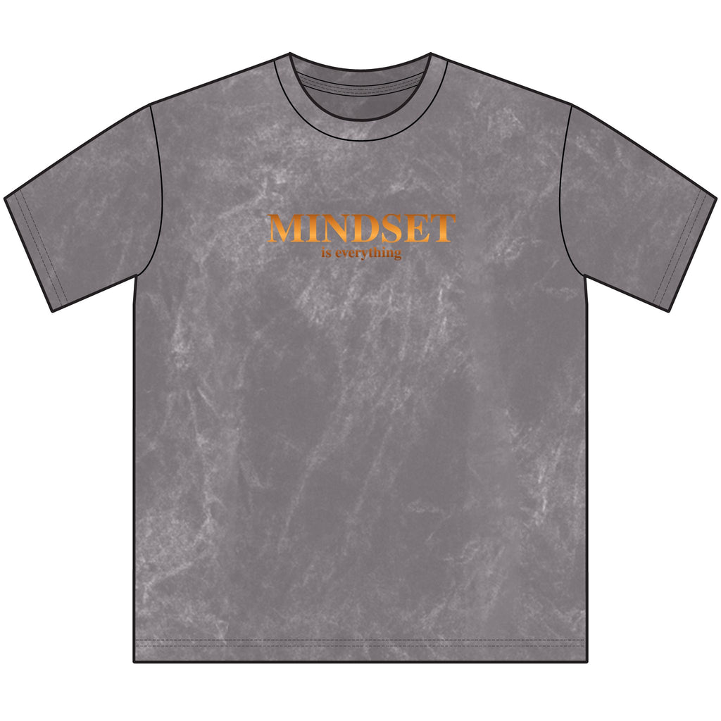 "Mindset Is Everything" Vintage Crewneck Tee — #WearYourPower on back Motivational Graphic Shirt