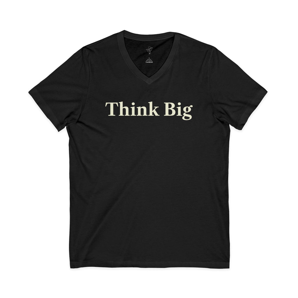 Think Big. Balls of Steel Unisex Jersey Short Sleeve V-Neck Tee