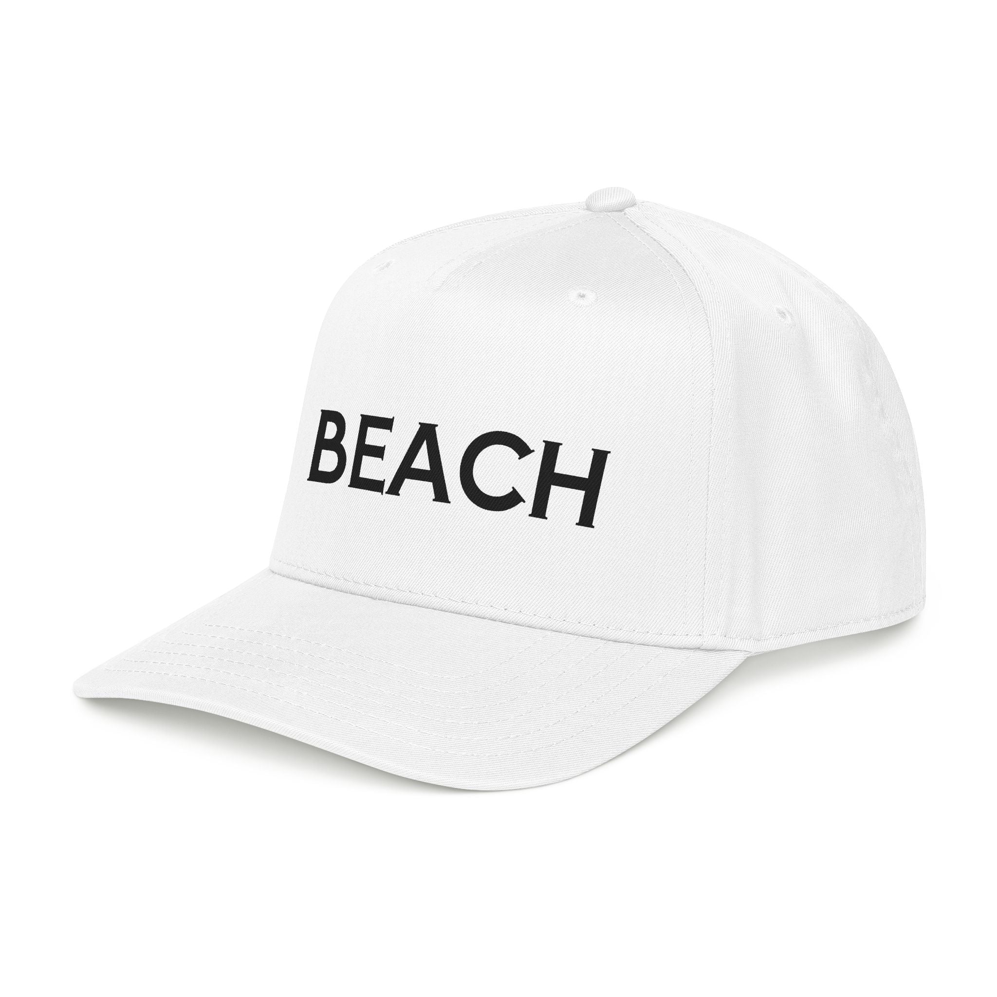 "Beach" Embroidered Baseball Cap