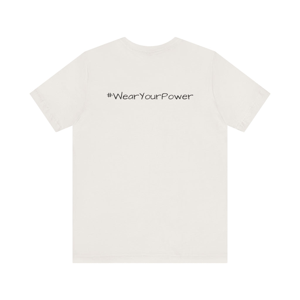 Empowering 'No Limits/#WearYourPower' Tee, Motivational T-Shirt, Inspirational Gift, Unisex Casual Wear, Confidence Clothing, Self-Love Apparel