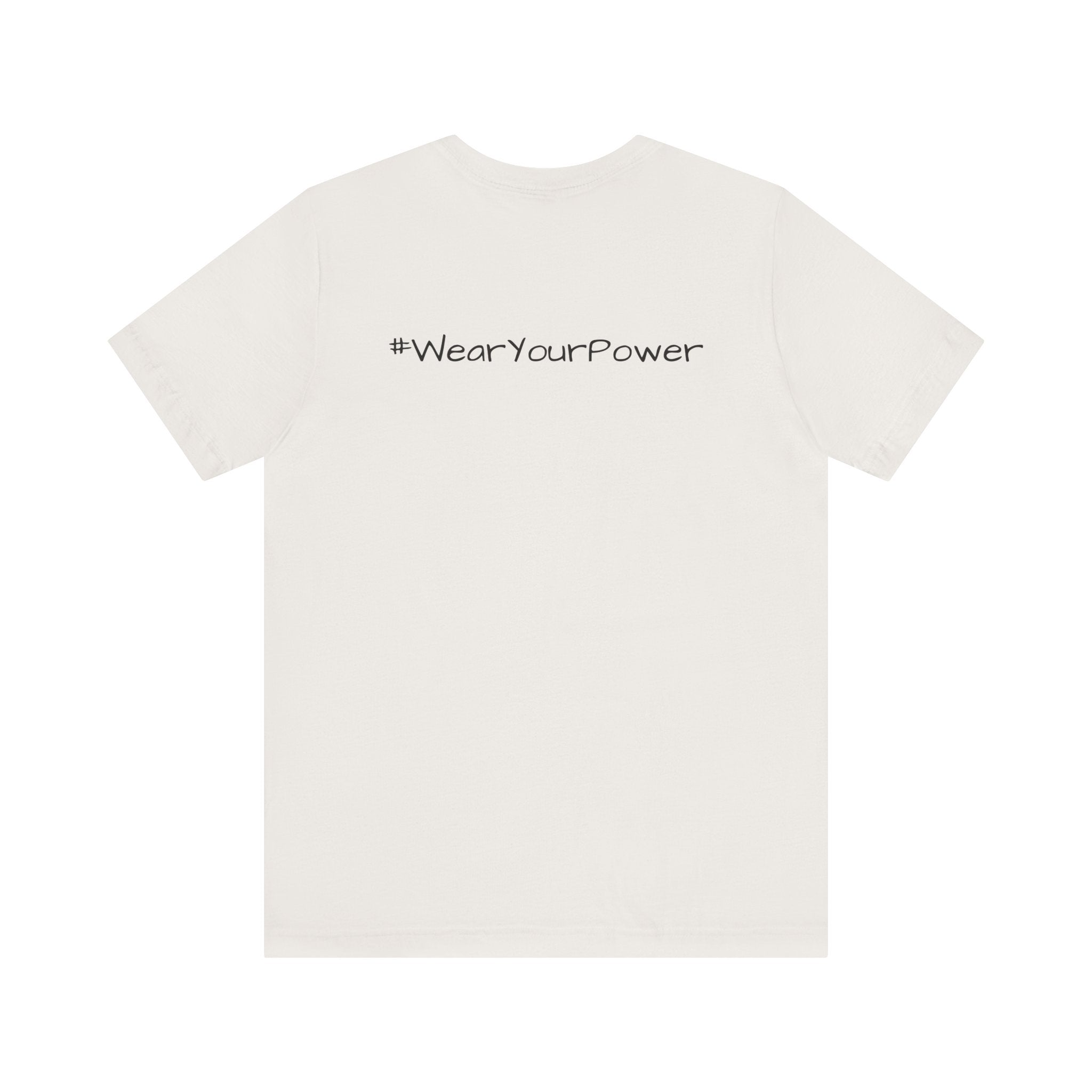 Empowering 'No Limits/#WearYourPower' Tee, Motivational T-Shirt, Inspirational Gift, Unisex Casual Wear, Confidence Clothing, Self-Love Apparel