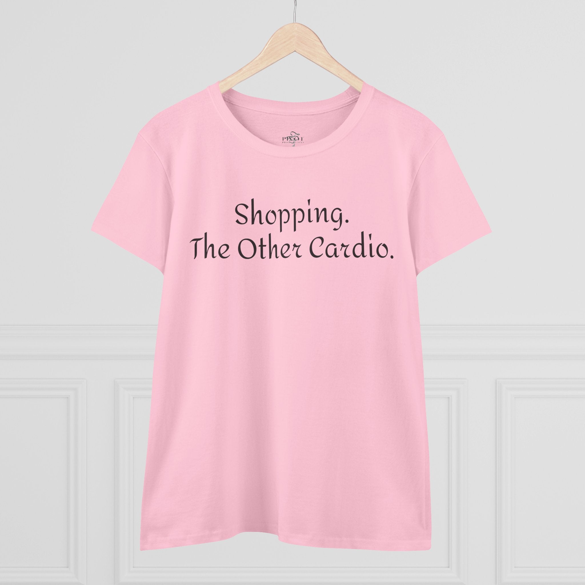 Shopping. The Other Cardio. Casual Women's Top, Gym Tee, Gift for Girlfriend, Funny Women's Shirt